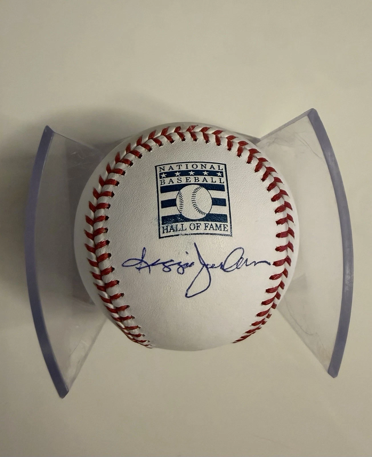 Reggie Jackson New York Yankees Autographed HOF Baseball JSA COA