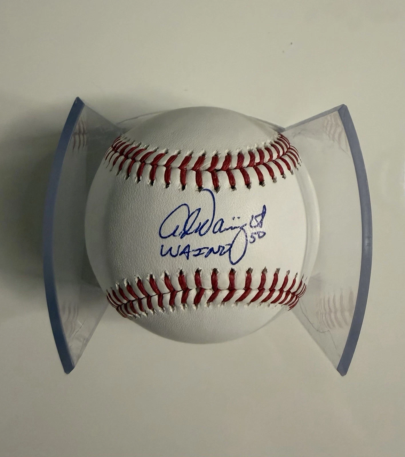 Adam Wainwright St. Louis Cardinals Autographed Baseball Inscribed Waino JSA COA