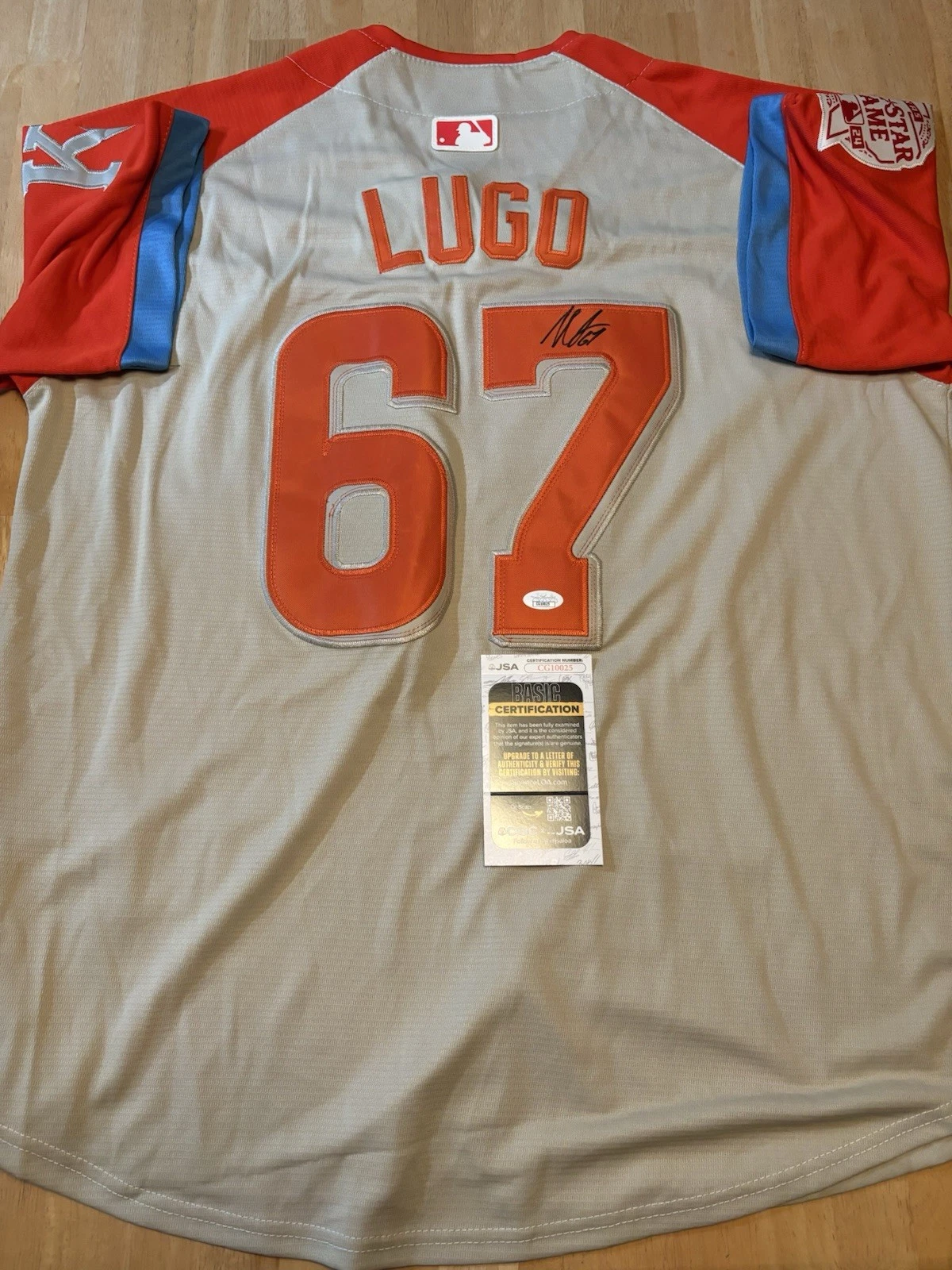 Seth Lugo Signed Autographed 2024 All Star Jersey Kansas City Royals Jsa Coa
