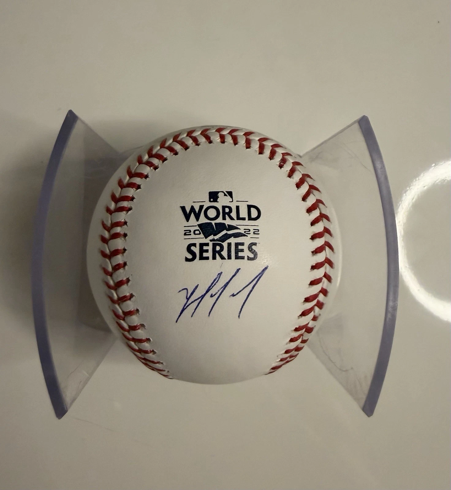 Yordan Alvarez Houston Astros Autographed 2022 World Series Baseball JSA COA