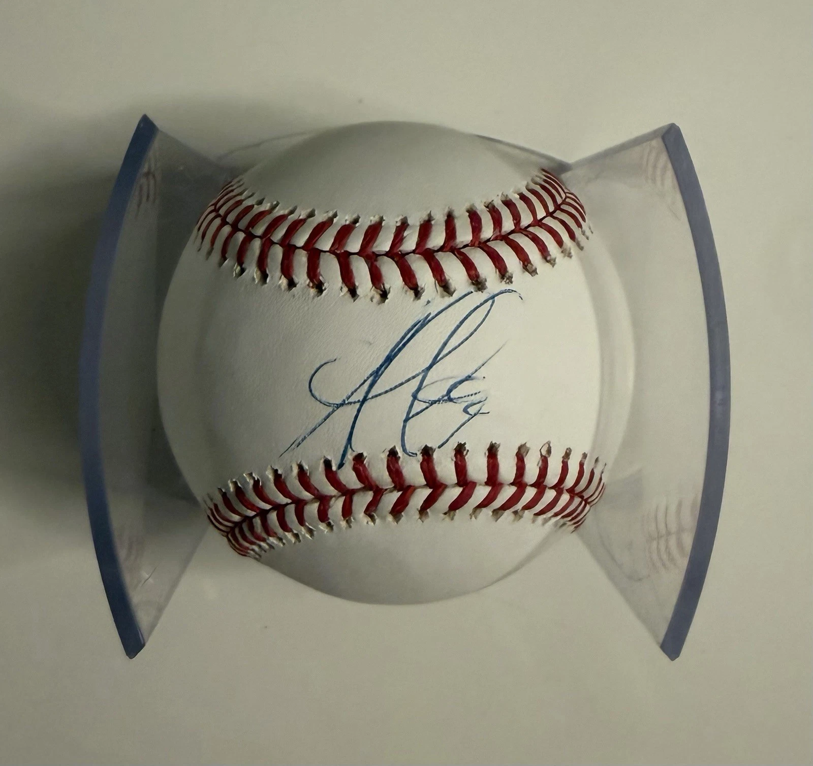 Ozzie Albies Atlanta Braves Autographed Baseball Star JSA COA