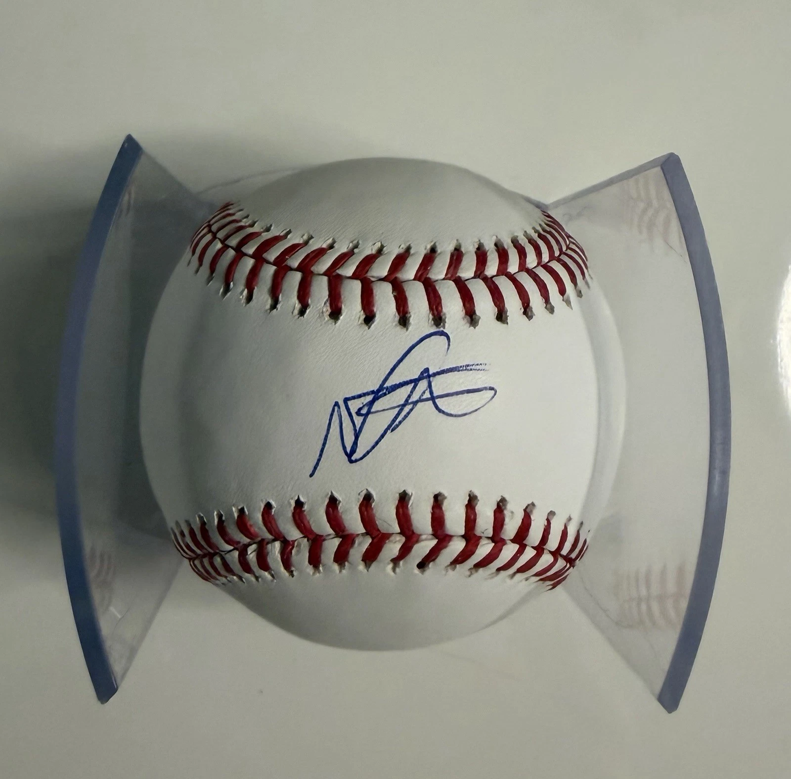 Nestor Cortes Milwaukee Brewers Autographed Baseball Yankees JSA COA