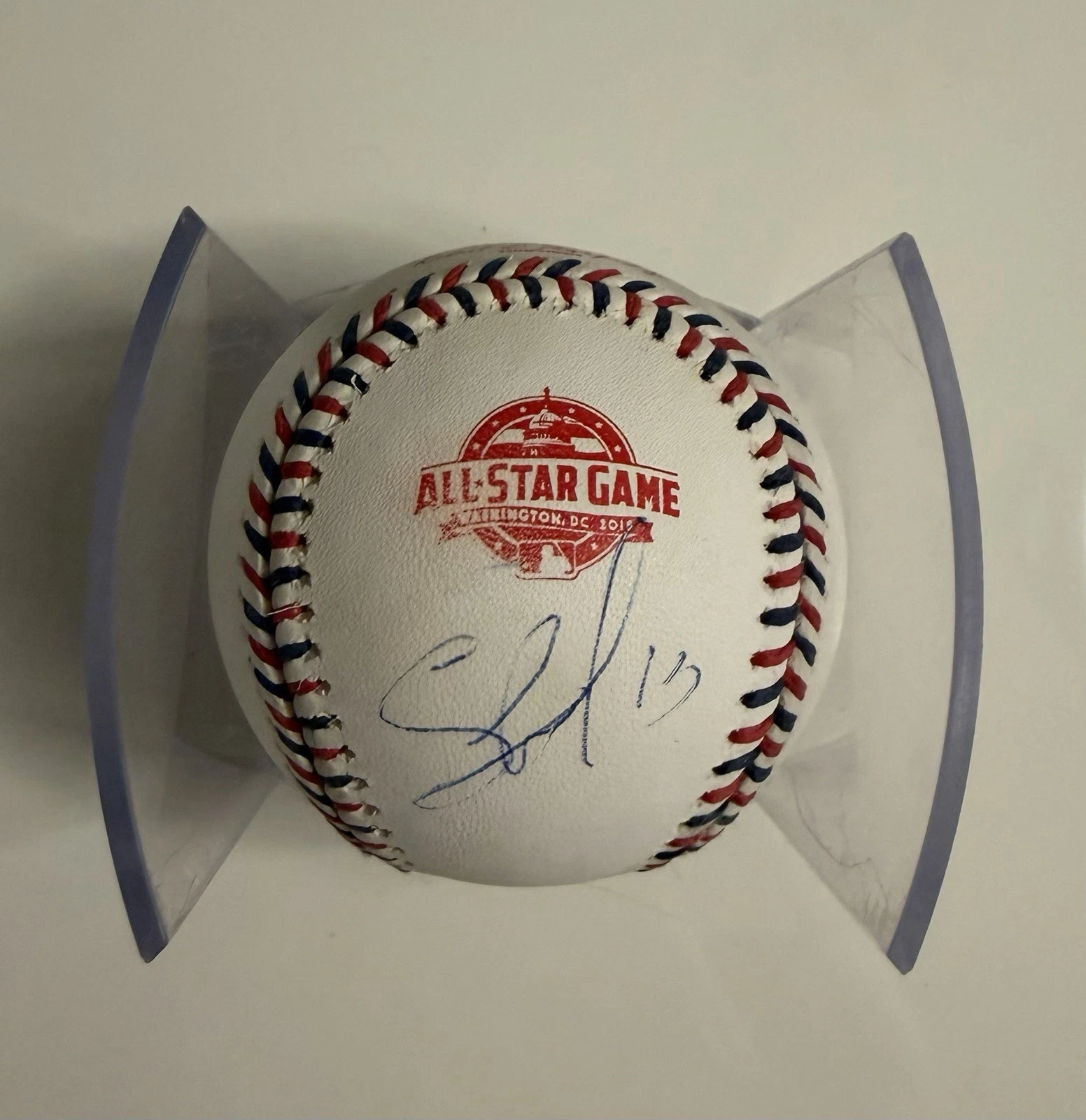 Salvador Perez Kansas City Royals Autographed 2016 All Star Baseball JSA COA