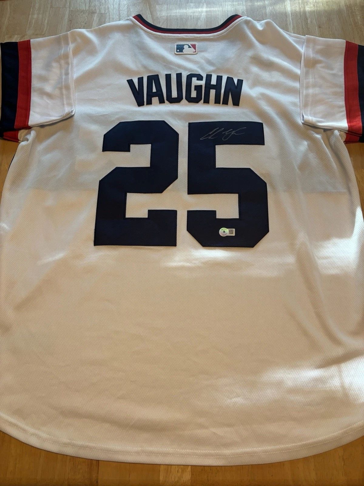 Andrew Vaughn Signed Autographed  Chicago White Sox Jersey City Connect. Beckett