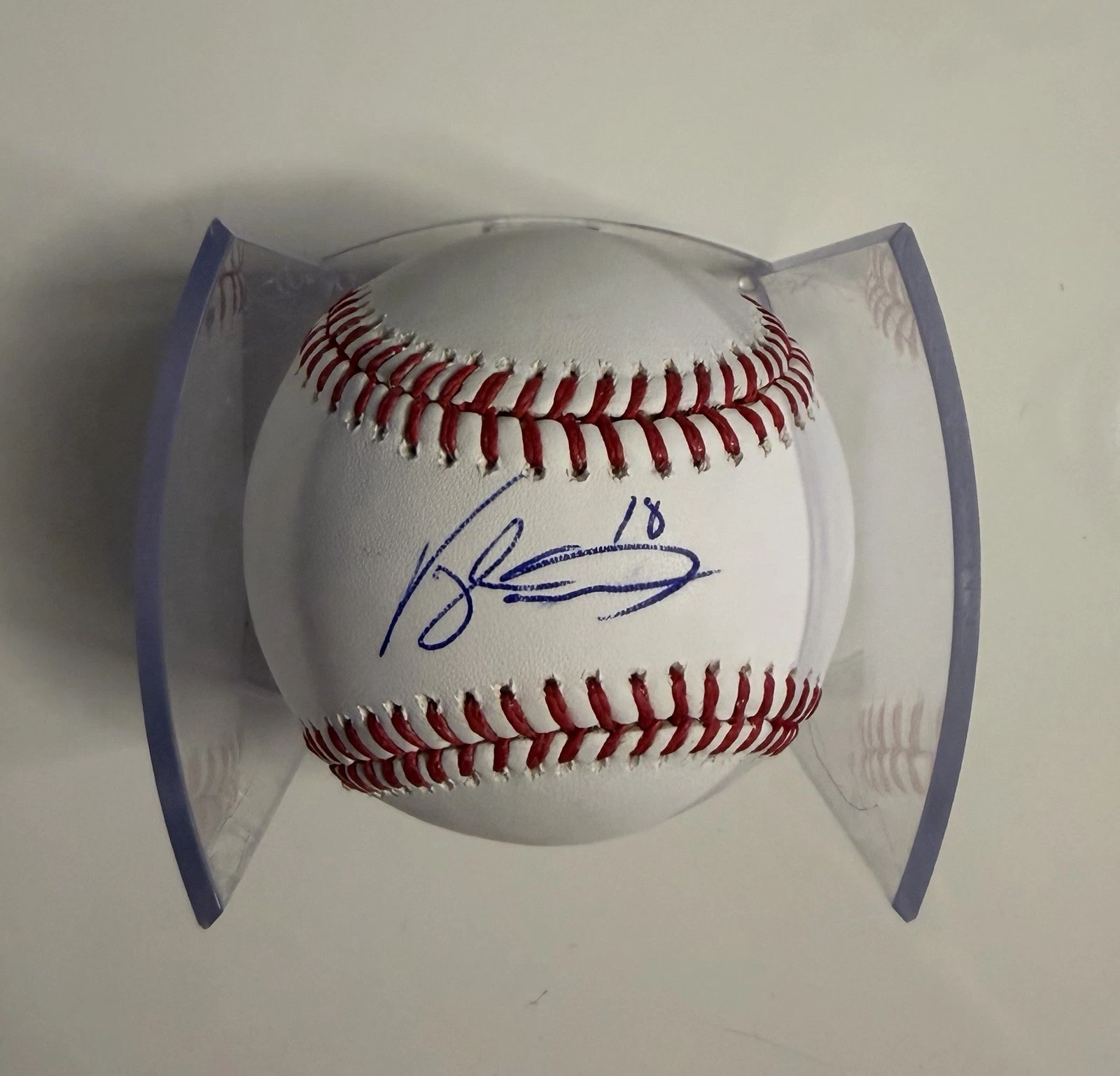 Vaughn Grissom Boston Red Sox Autographed Baseball Braves JSA COA