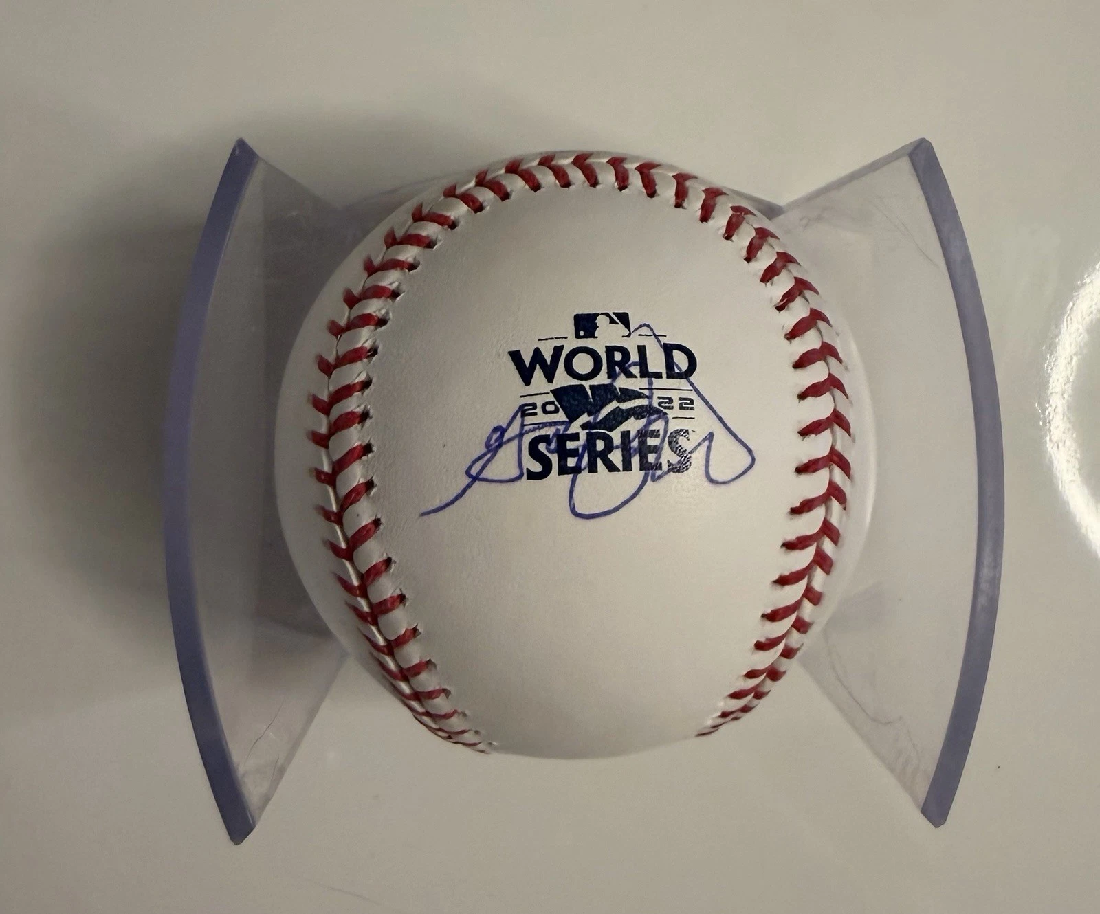 Gary Pettis Houston Astros Autographed 2022 World Series Baseball JSA COA