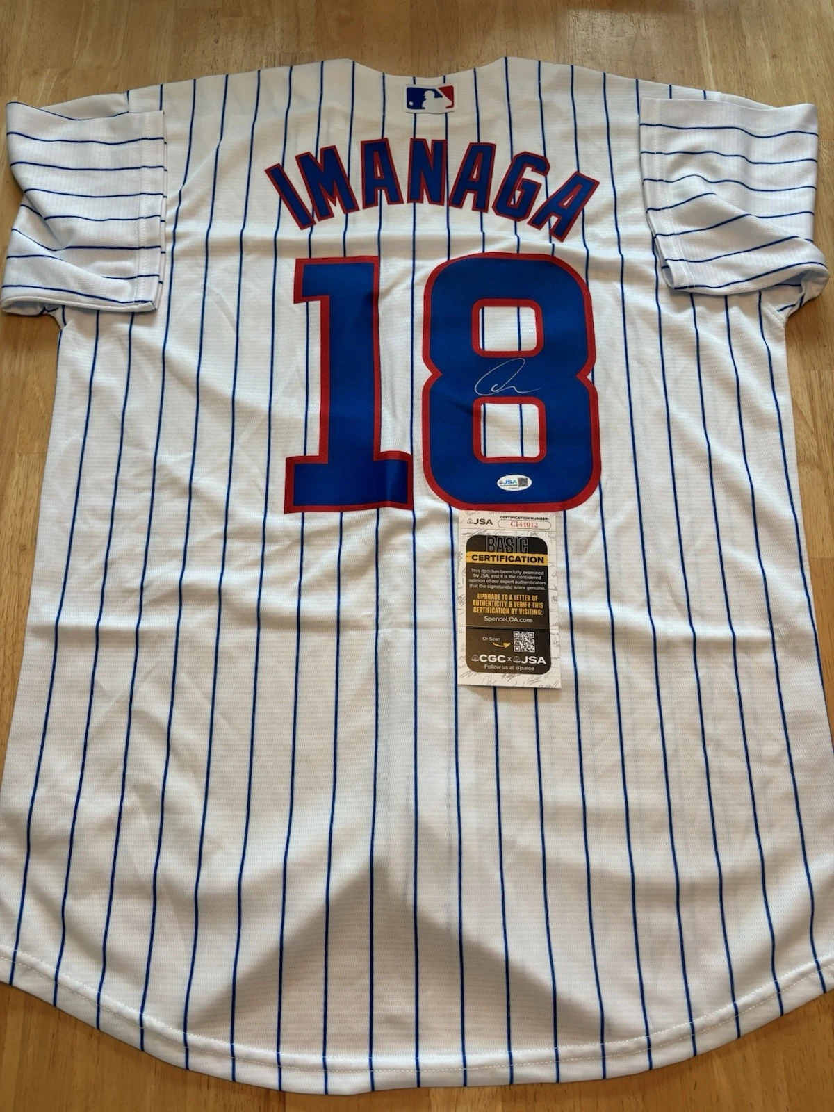 Shota Imanaga Signed Autographed Chicago Cubs Jersey JSA COA