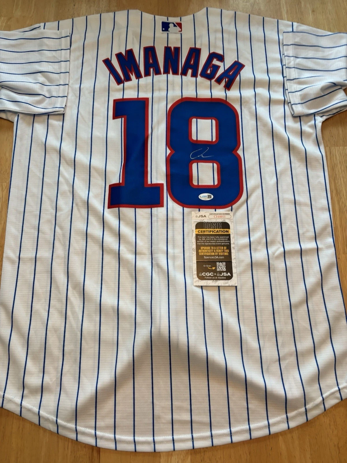 Shota Imanaga Signed Autographed Chicago Cubs Jersey JSA COA