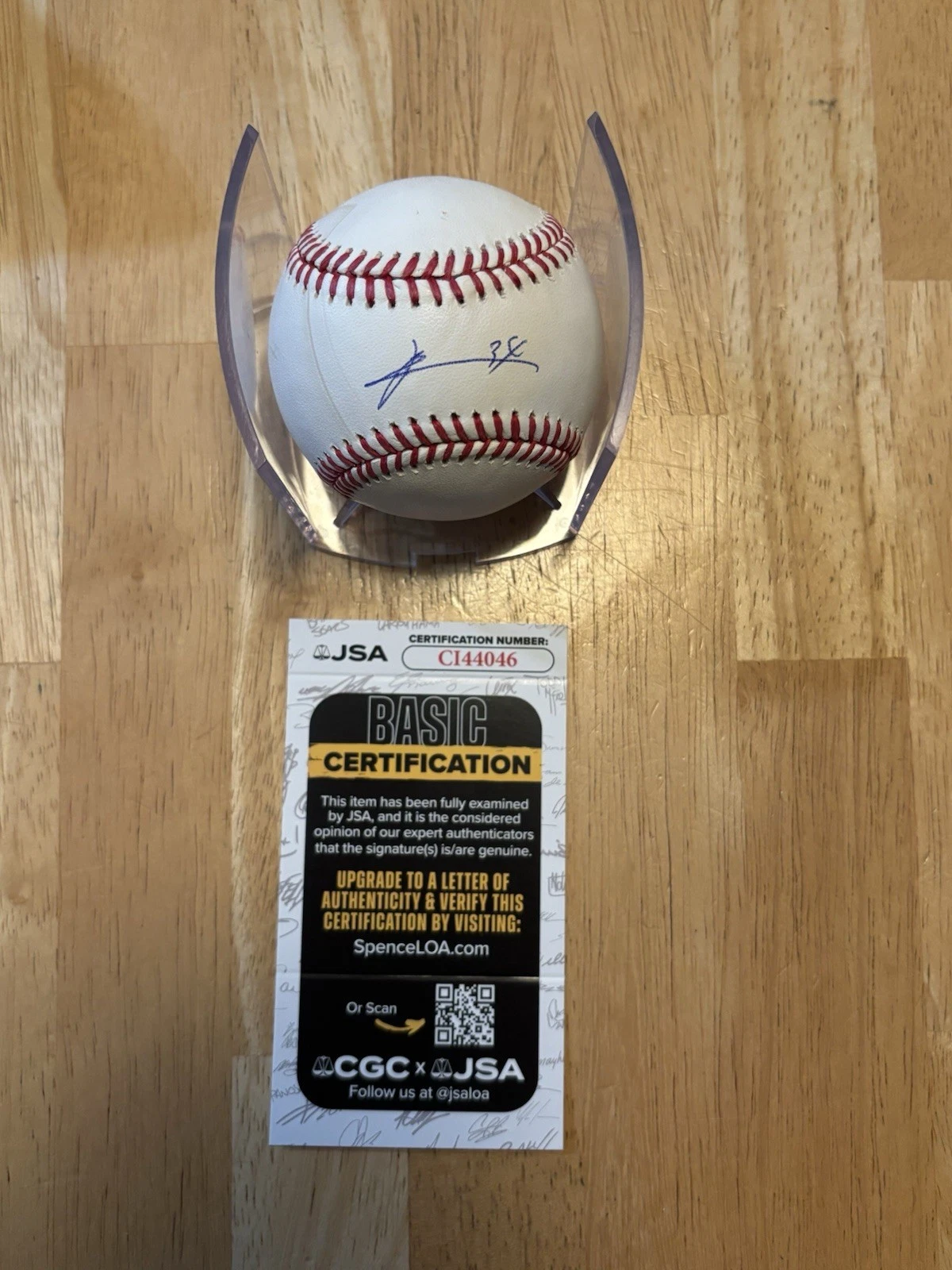 Kodai Senga New York Mets Autographed Signed OMLB Baseball JSA