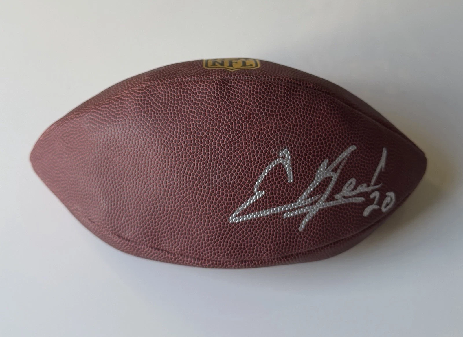 Ed Reed Baltimore Ravens Autographed Wilson Football JSA COA