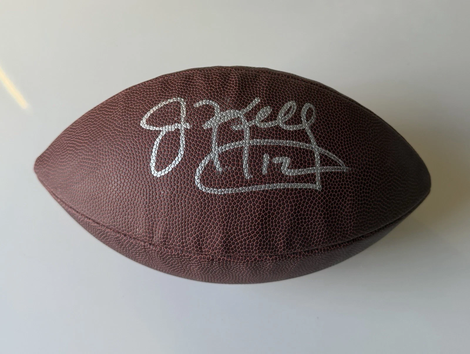 Jim Kelly Buffalo Bills Autographed Wilson Football Star JSA COA