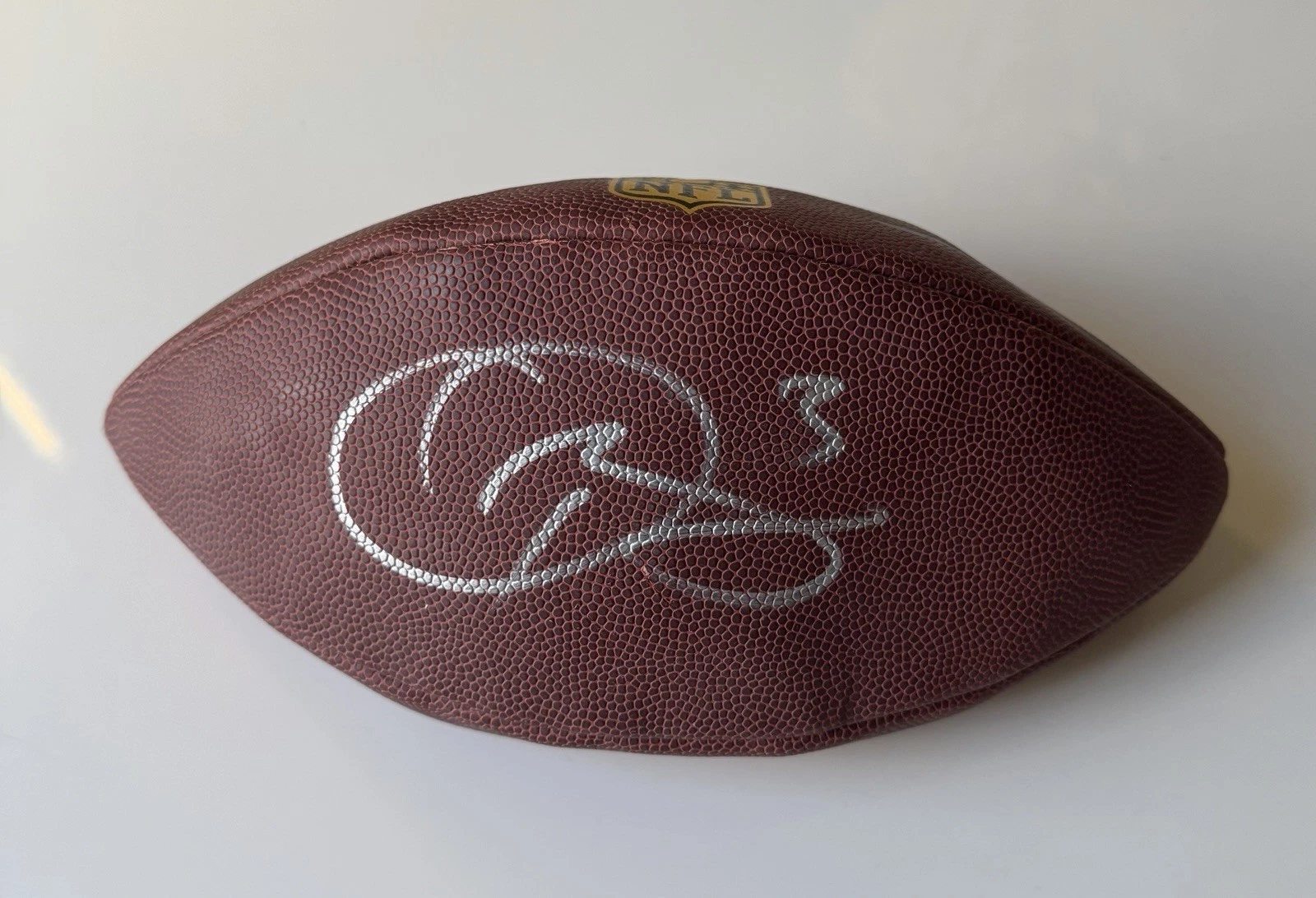 Odell Beckham Jr New York Giants Autographed Wilson NFL Football JSA COA