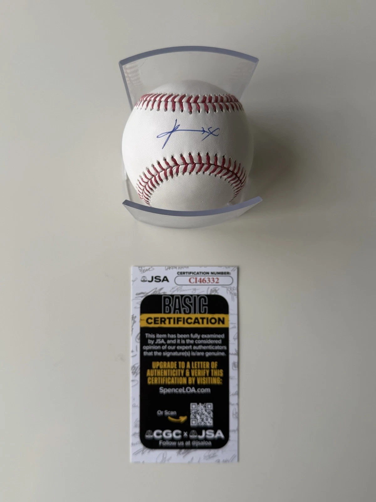 Kodai Senga New York Mets Autographed Baseball Japan JSA COA