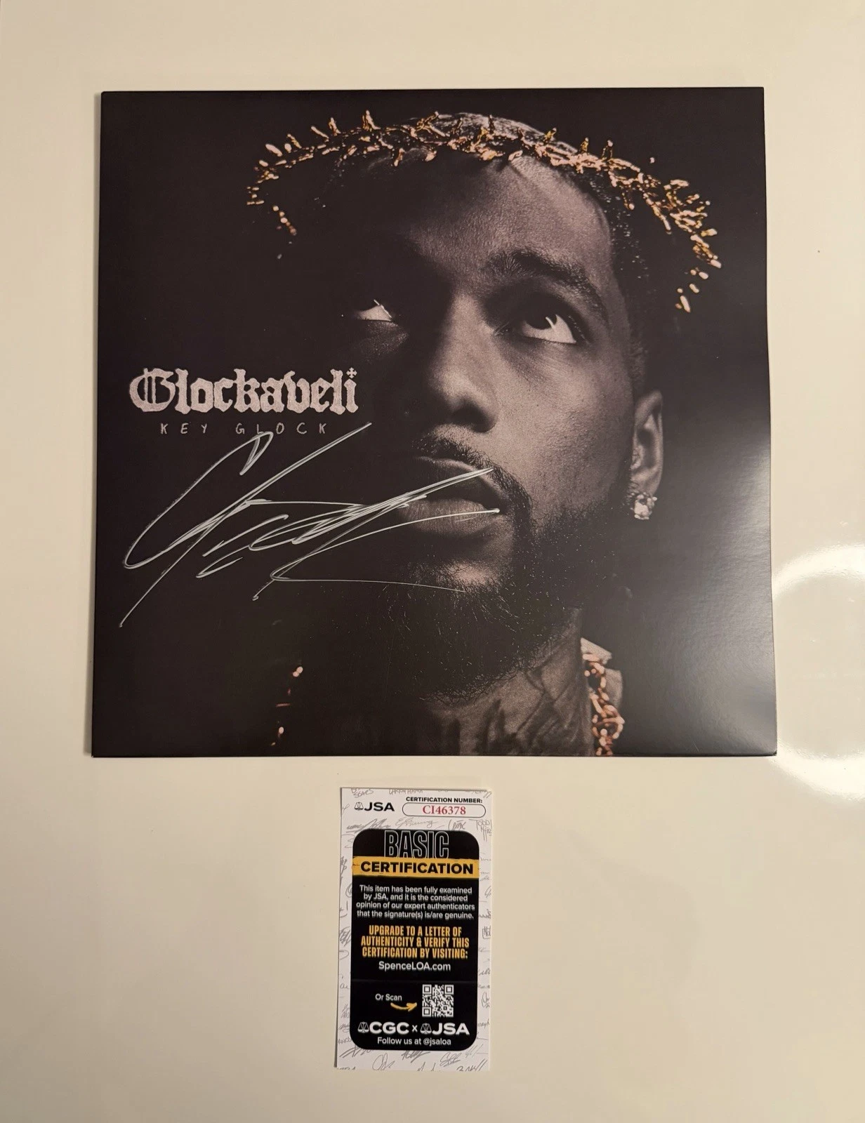 Key Glock Signed Autographed Glockaveli Vinyl Album JSA COA