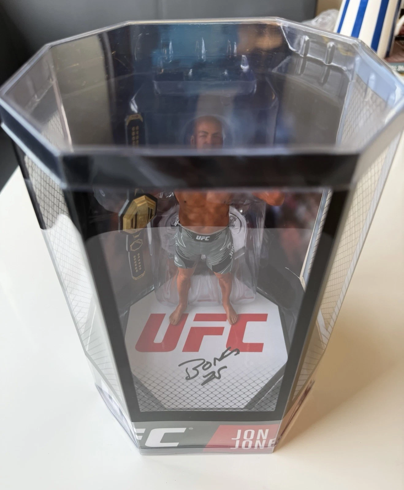 Jon Bones Jones Autographed 7in Action Figure McFarlane UFC MMA Beckett BAS COA