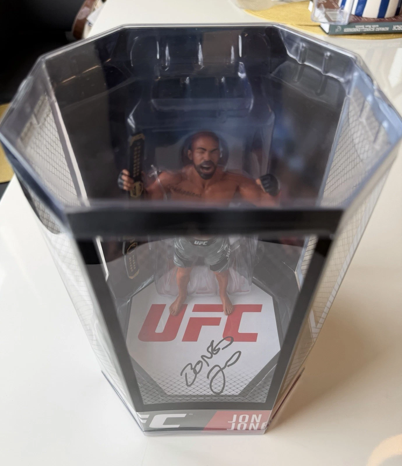 Jon Bones Jones Autographed 7in Action Figure McFarlane UFC MMA Beckett BAS COA