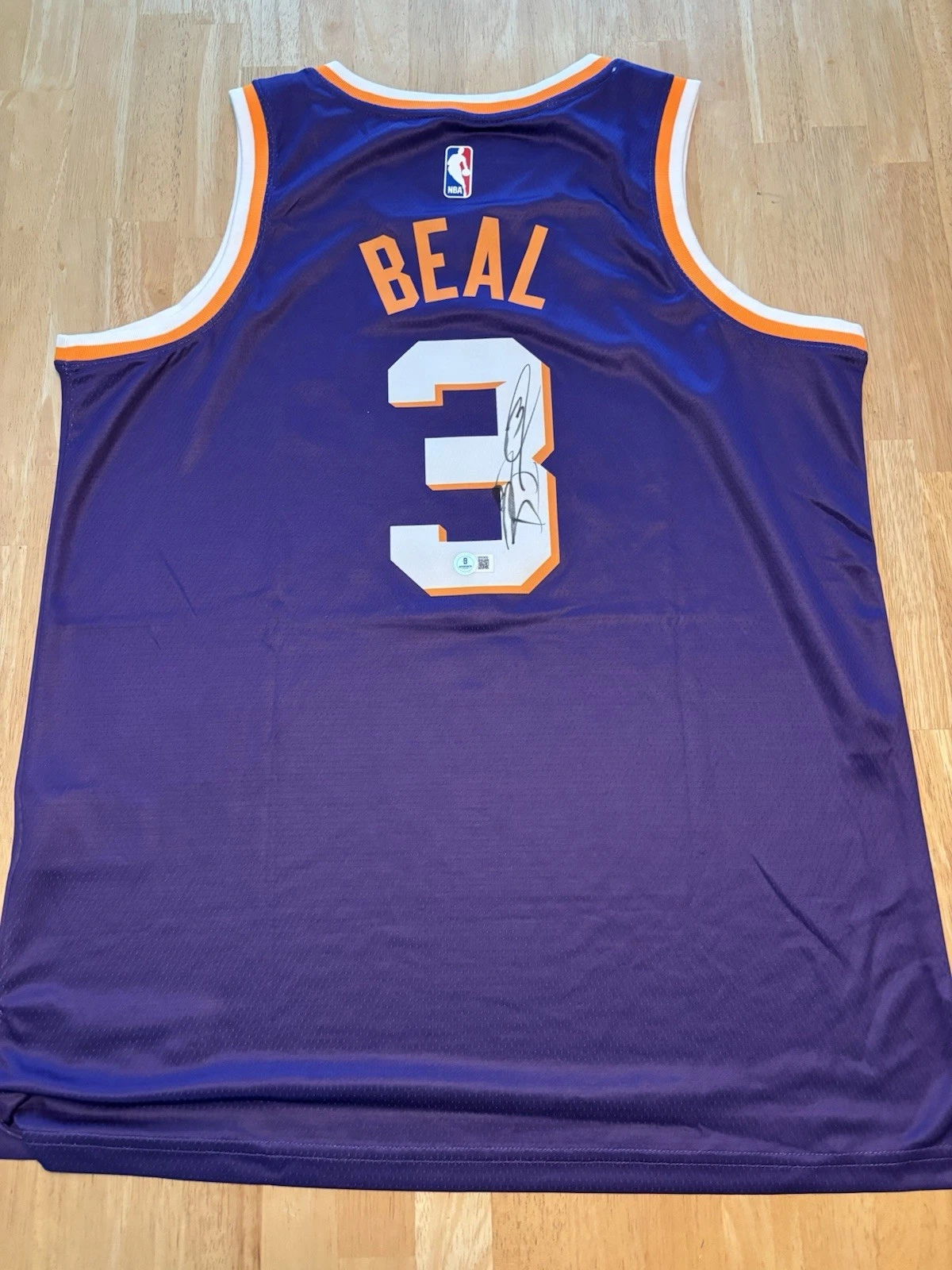 Bradley Beal Phoenix Suns Autographed Jersey Beckett BAS COA