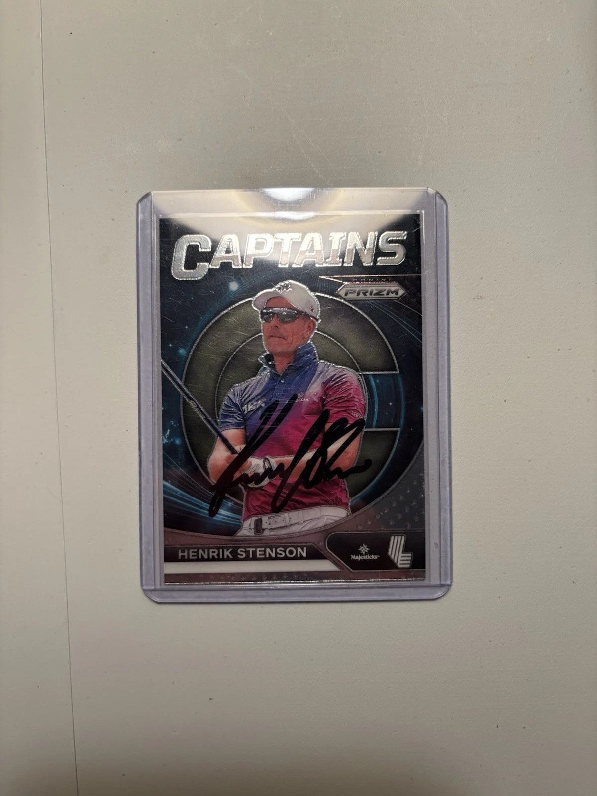 2024 Panini Prizm LIV Signed Henrik Stenson Captains   Autographed Card