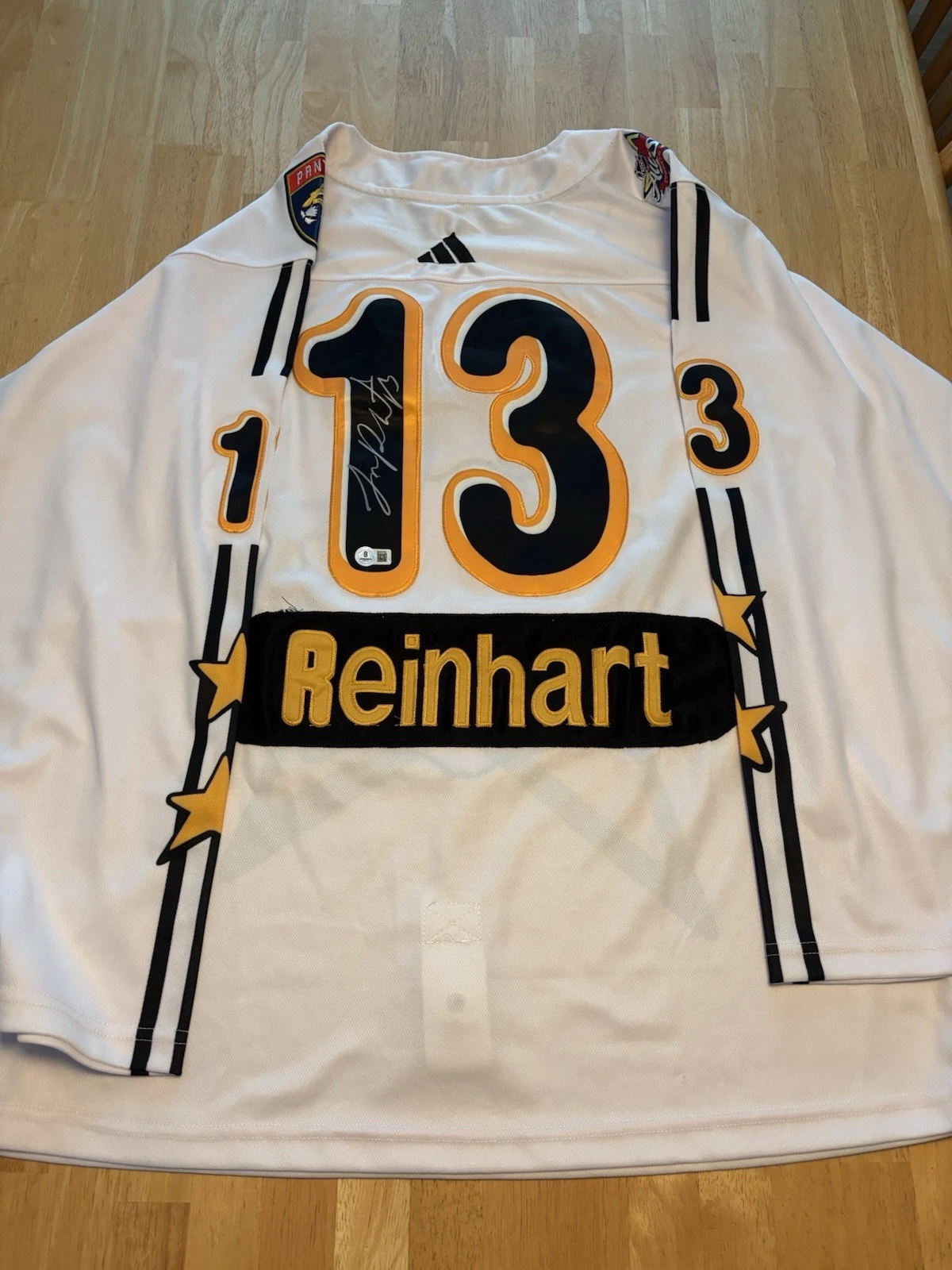 Sam Reinhart Florida Panthers Signed Autographed 2024 AllStar Jersey Beckett Coa