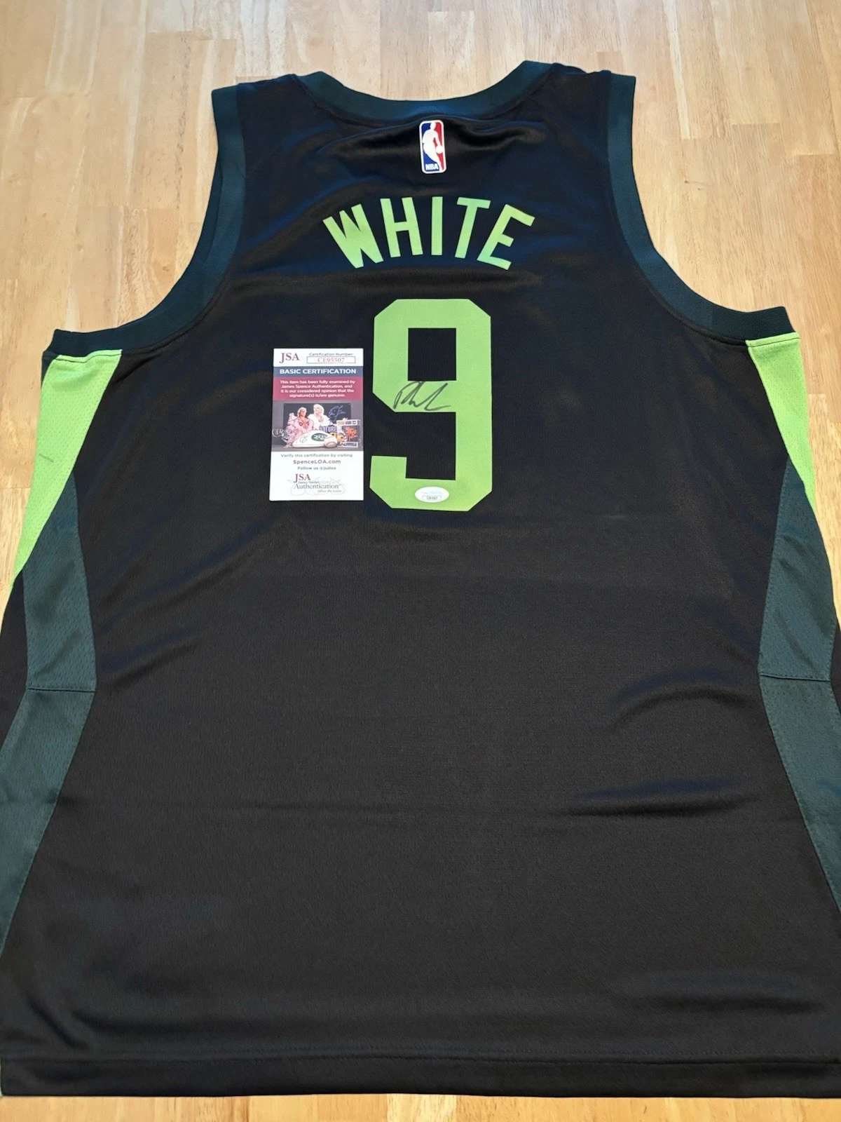 Derrick White Signed Autographed Boston Celtics Jersey Jsa Coa