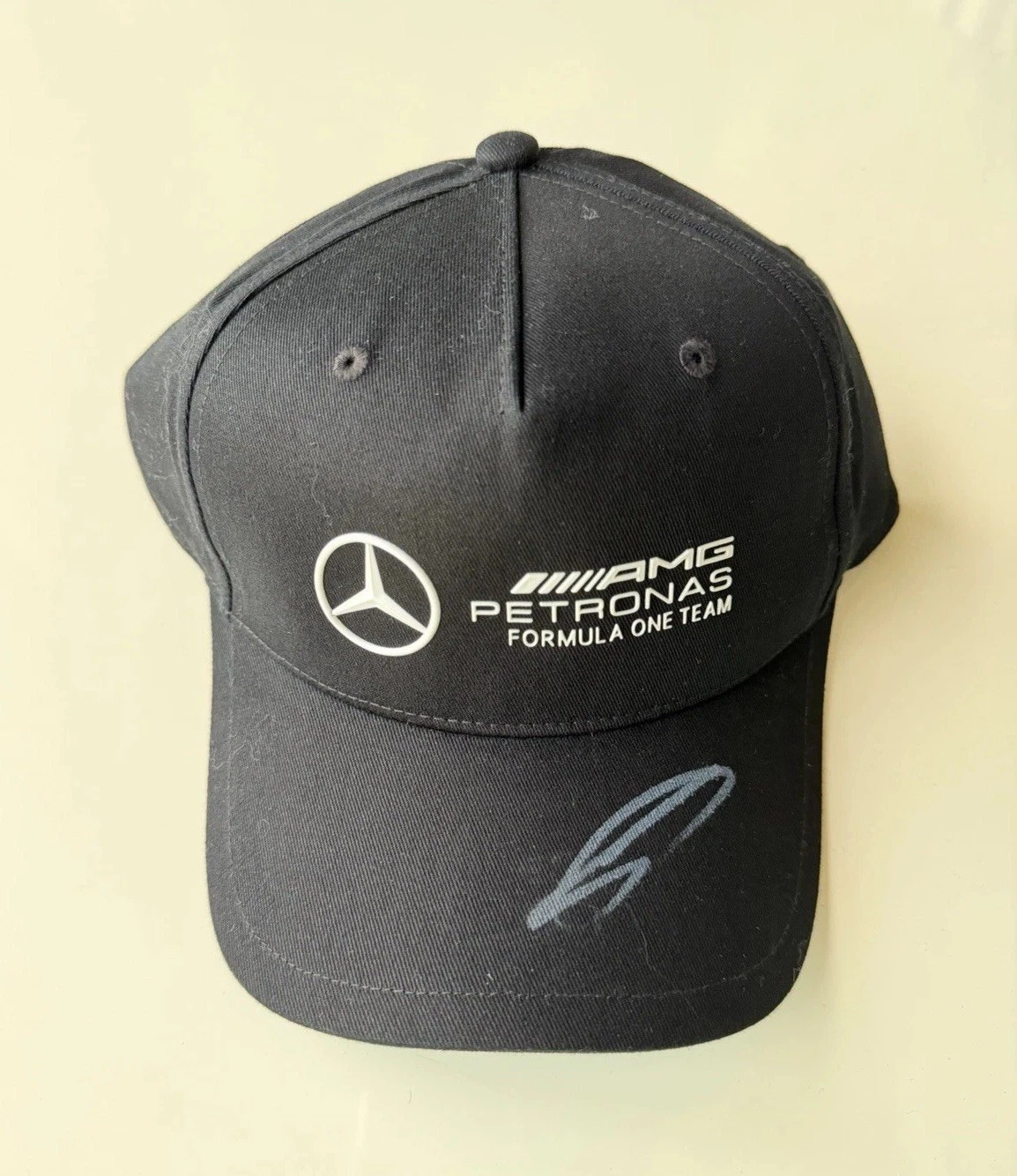 George Russell Autographed Mercedes Racing Hat Autographed Formula 1  JSA COA