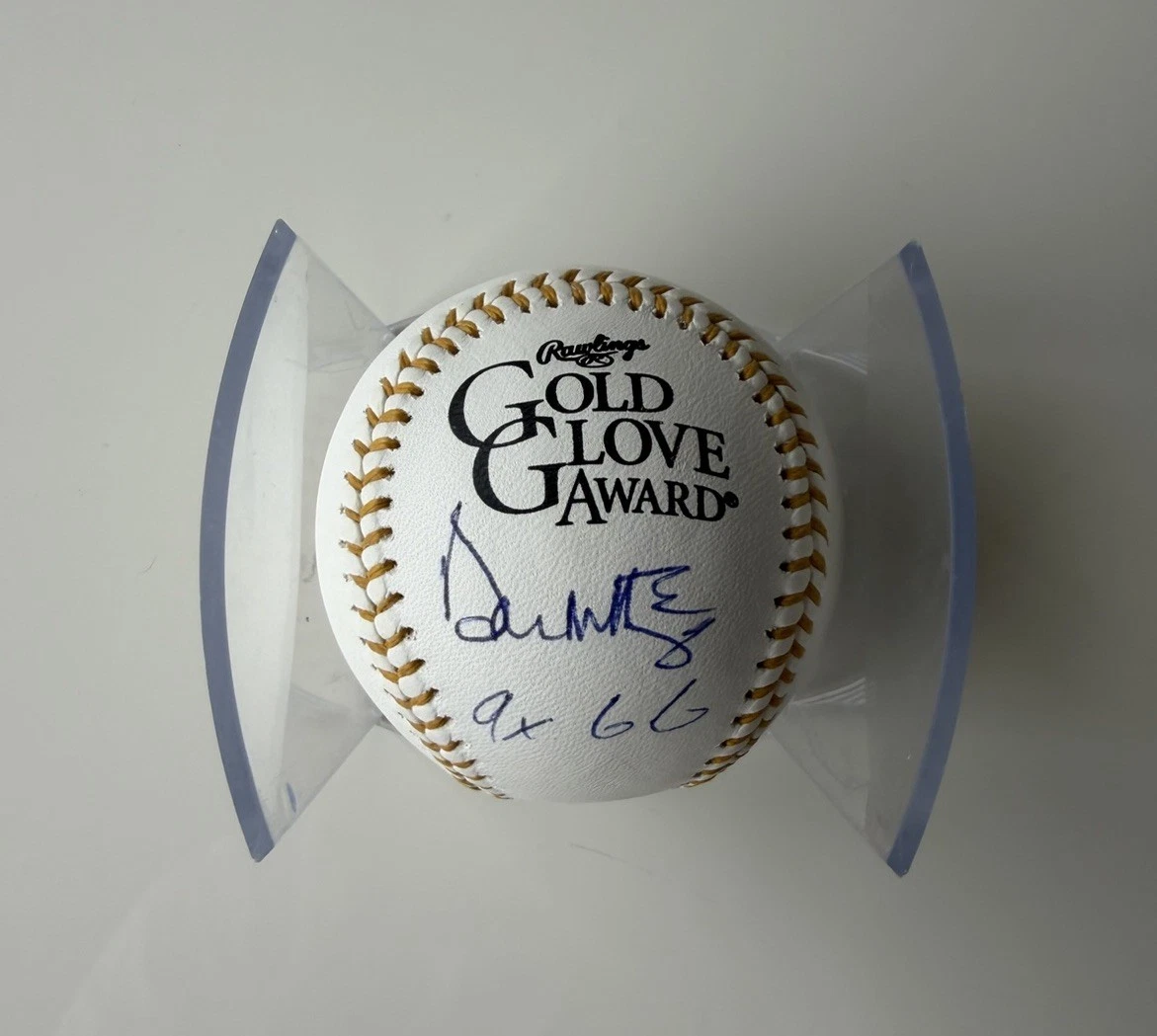 Don Mattingly Signed Gold Glove Baseball Autographed Yankees JSA COA