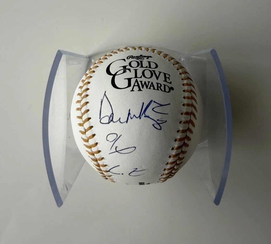 Don Mattingly Signed Gold Glove Baseball Autographed Yankees JSA COA