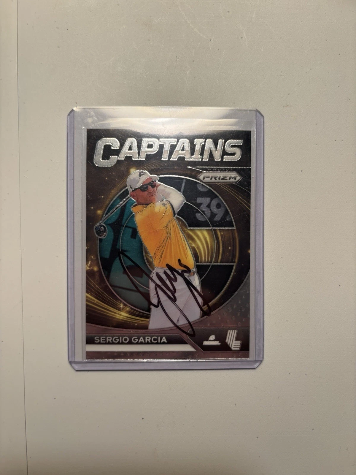 Sergio Garcia Signed Autographed 2024 Prizm Captains Card. (82)