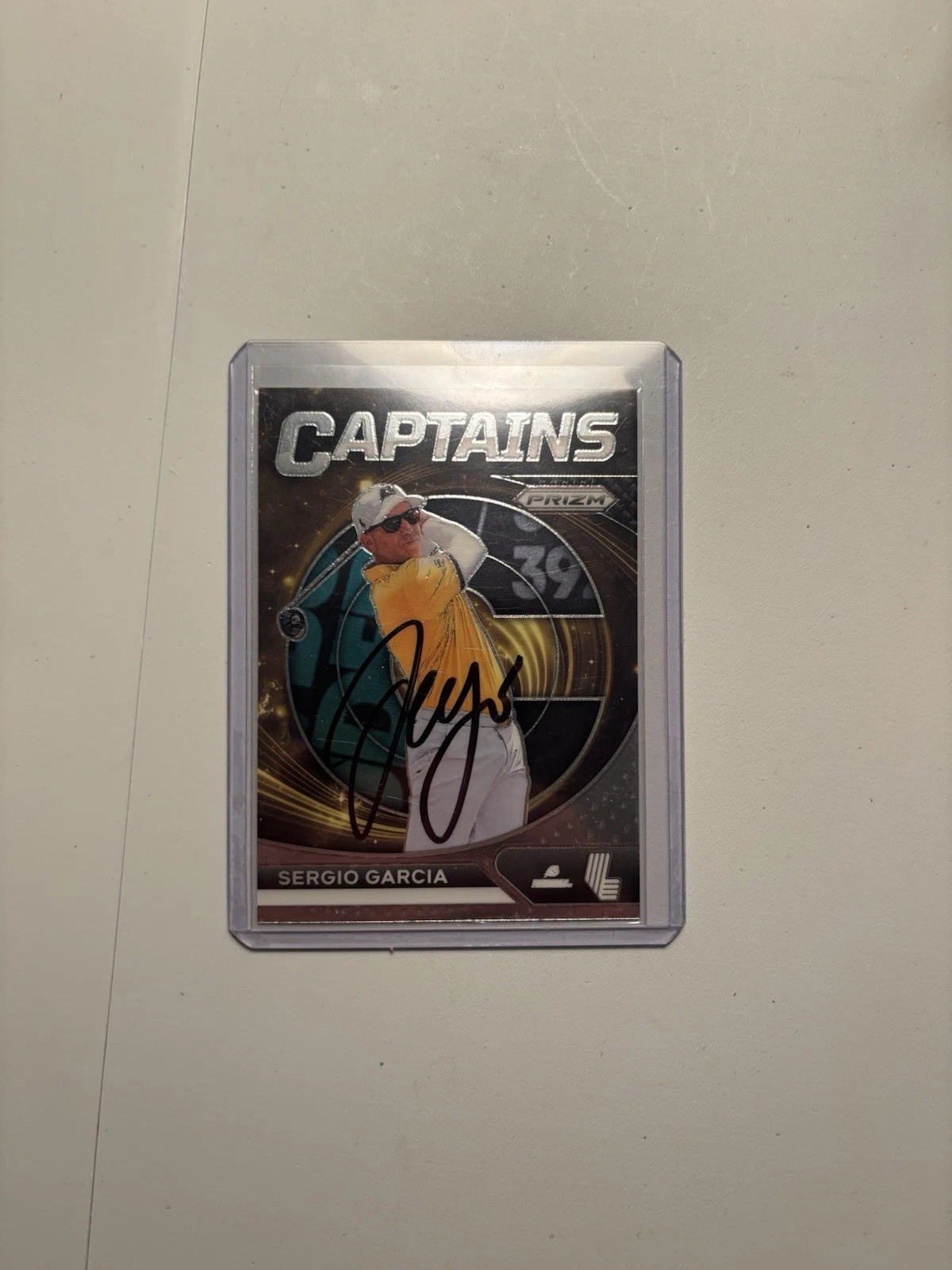 Sergio Garcia Signed Autographed 2024 Prizm Captains Card. (82)