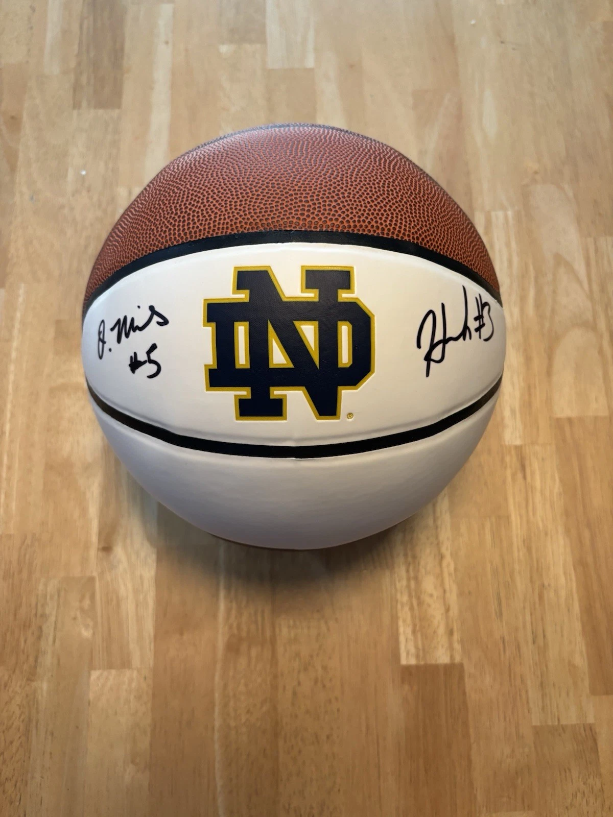 NOTRE DAME FIGHTING IRISH 2024 2025 WOMENS TEAM SIGNED AUTOGRAPH BASKETBALL READ