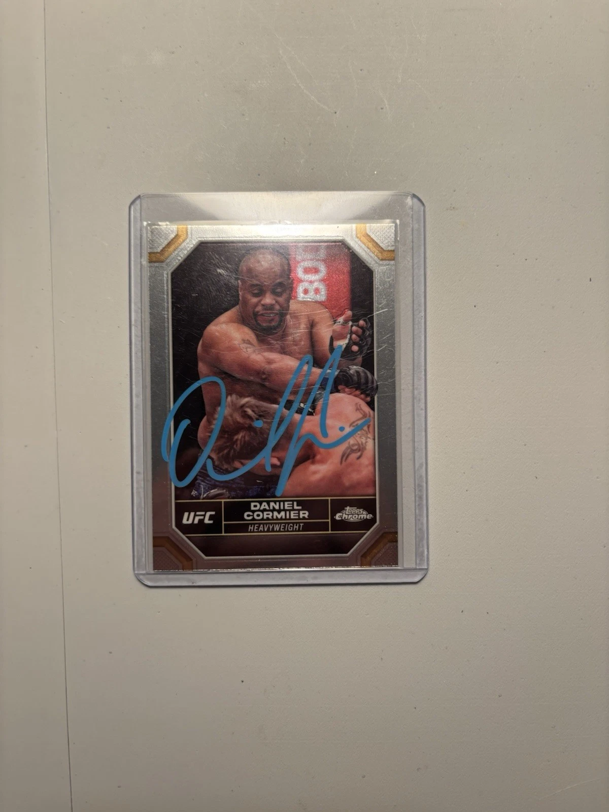 2024 Topps Chrome UFC Daniel Cormier Auto #56. Rare. Legend