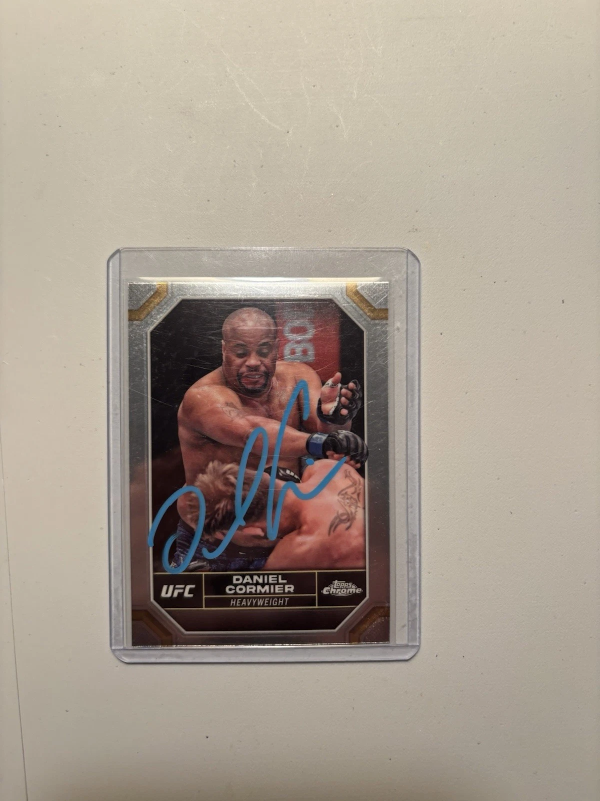 2024 Topps Chrome UFC Daniel Cormier Auto #56. Rare. Legend