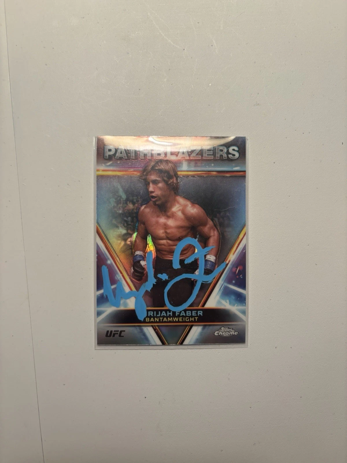 2024 Topps Chrome UFC  Pathblazers Urijah Faber Auto #PTH-12. Rare. Hof. Legend