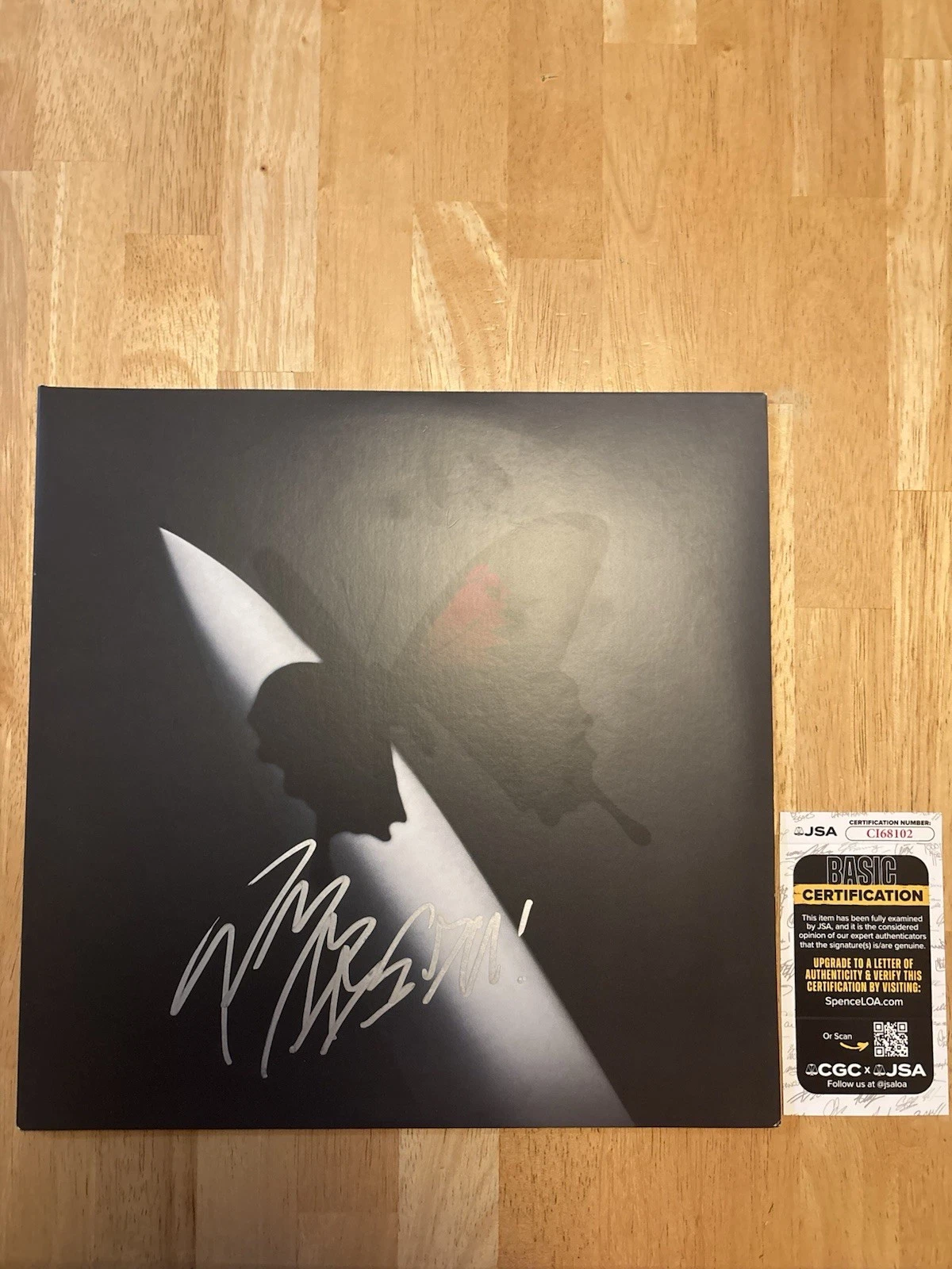 Post Malone Twelve Carat Tootache Signed Album Vinyl Austin JSA COA