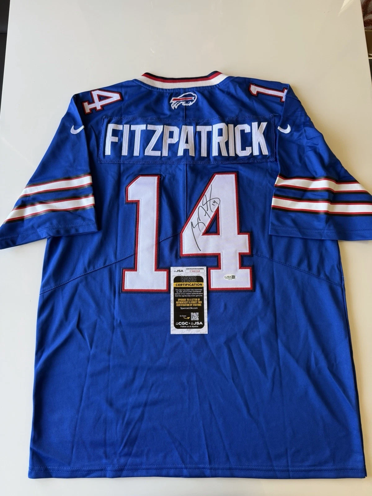 Ryan Fitzpatrick Buffalo Bills Signed Autographed Jersey Football TNF JSA COA
