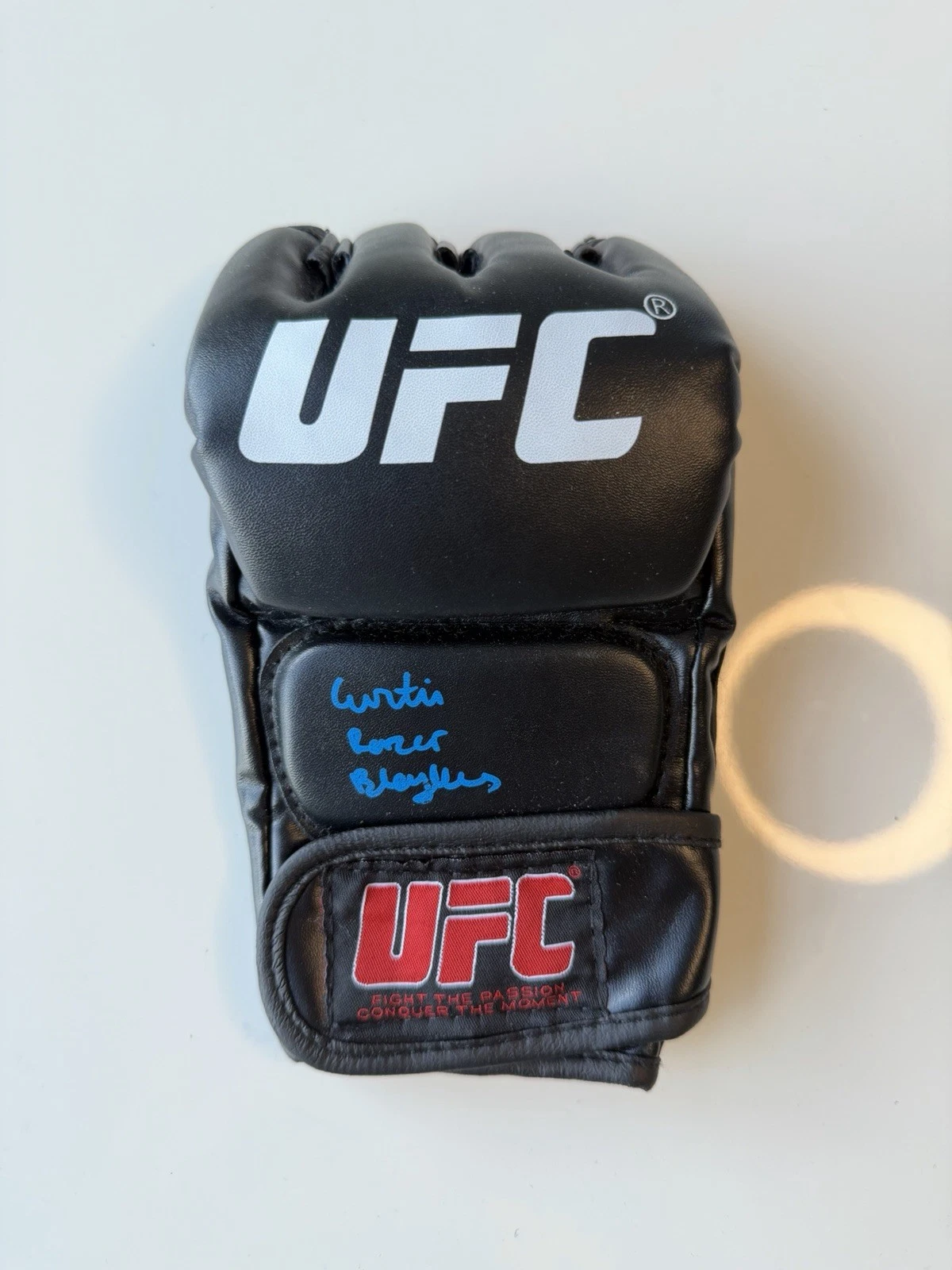 Curtis Blaydes UFC Fighter Autographed UFC MMA Glove Razor JSA COA