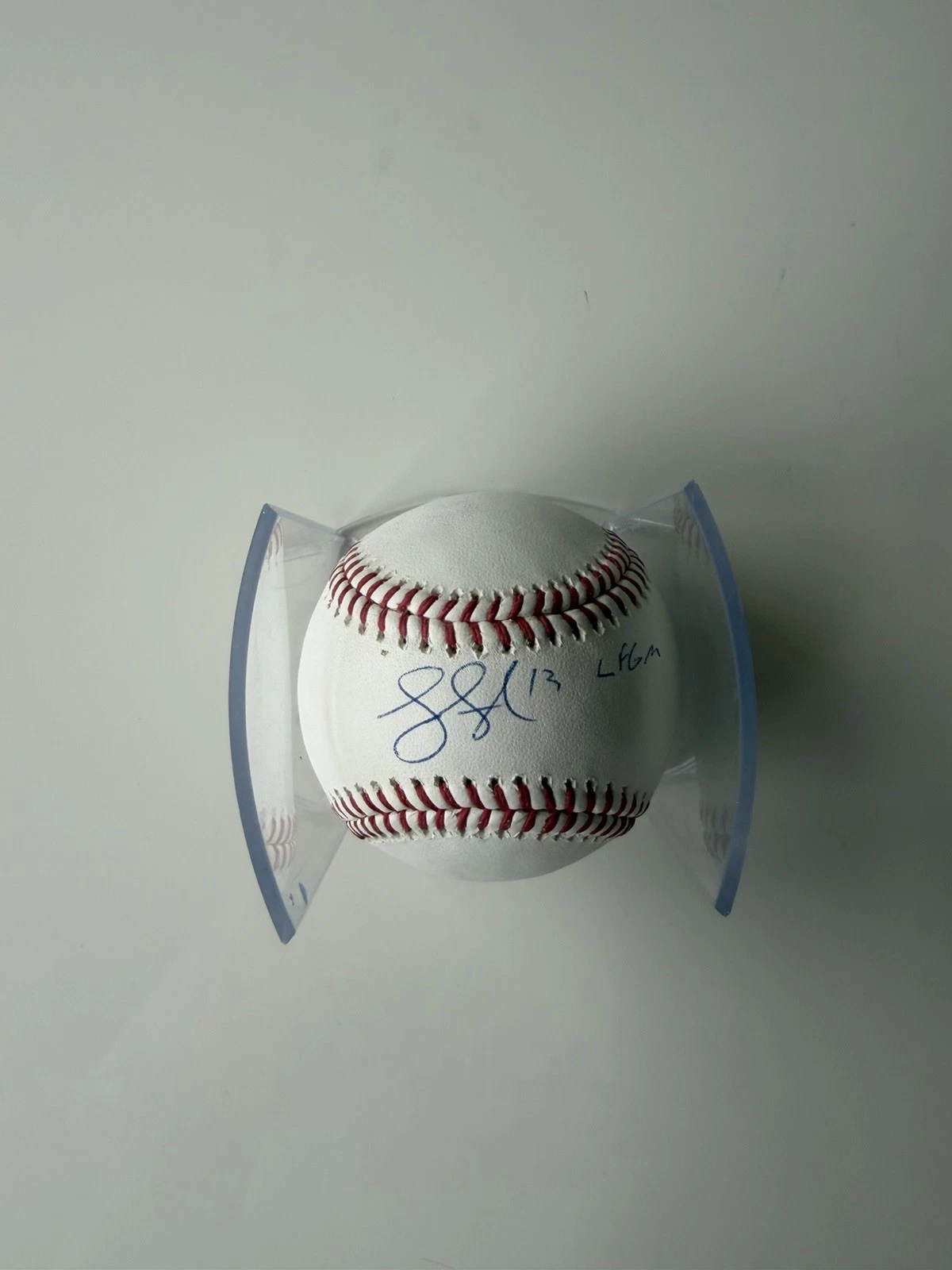 Luis Guillorme New York Mets Autographed Baseball Inscribed LFGM JSA COA