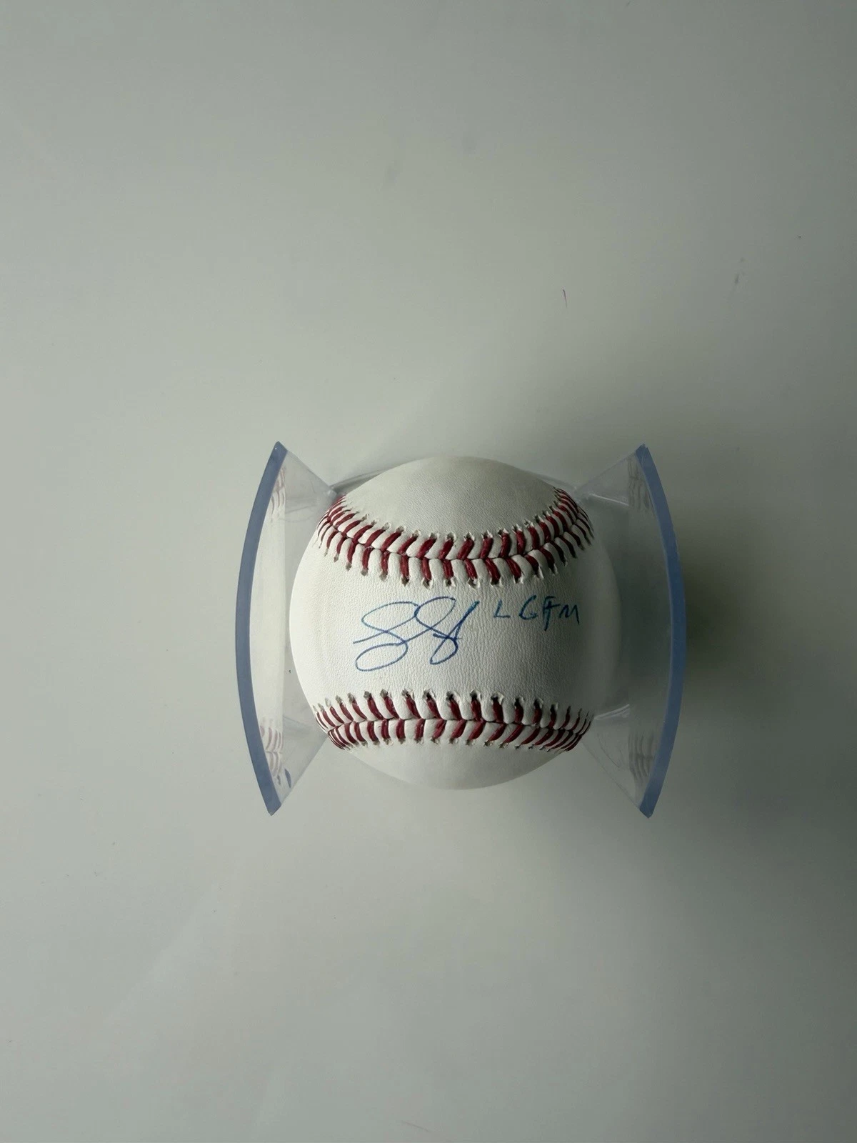 Luis Guillorme New York Mets Autographed Baseball Inscribed LGFM JSA COA