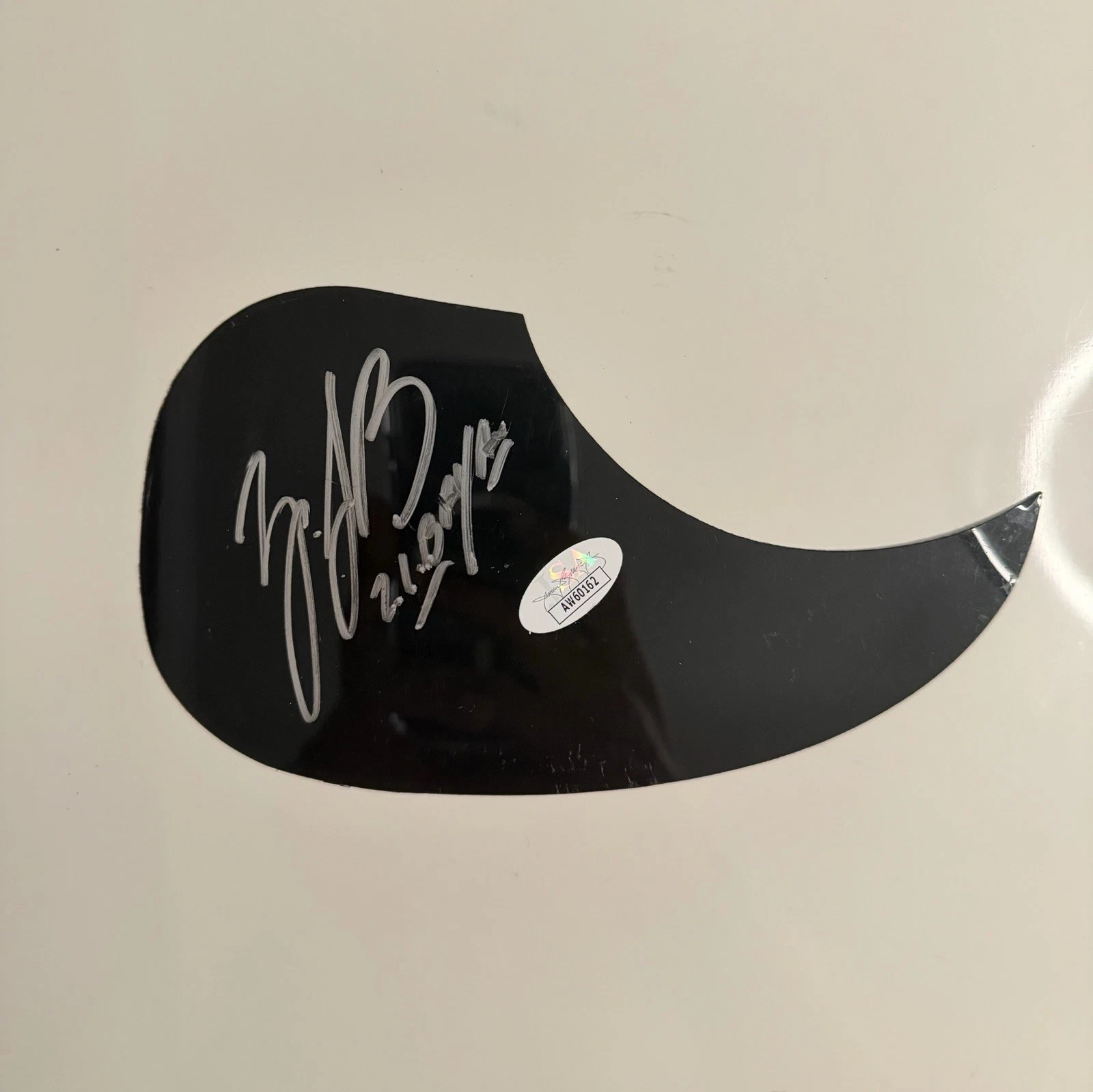 Zach Bryan Autographed Acoustic Pickguard American Heartbreak Country JSA COA