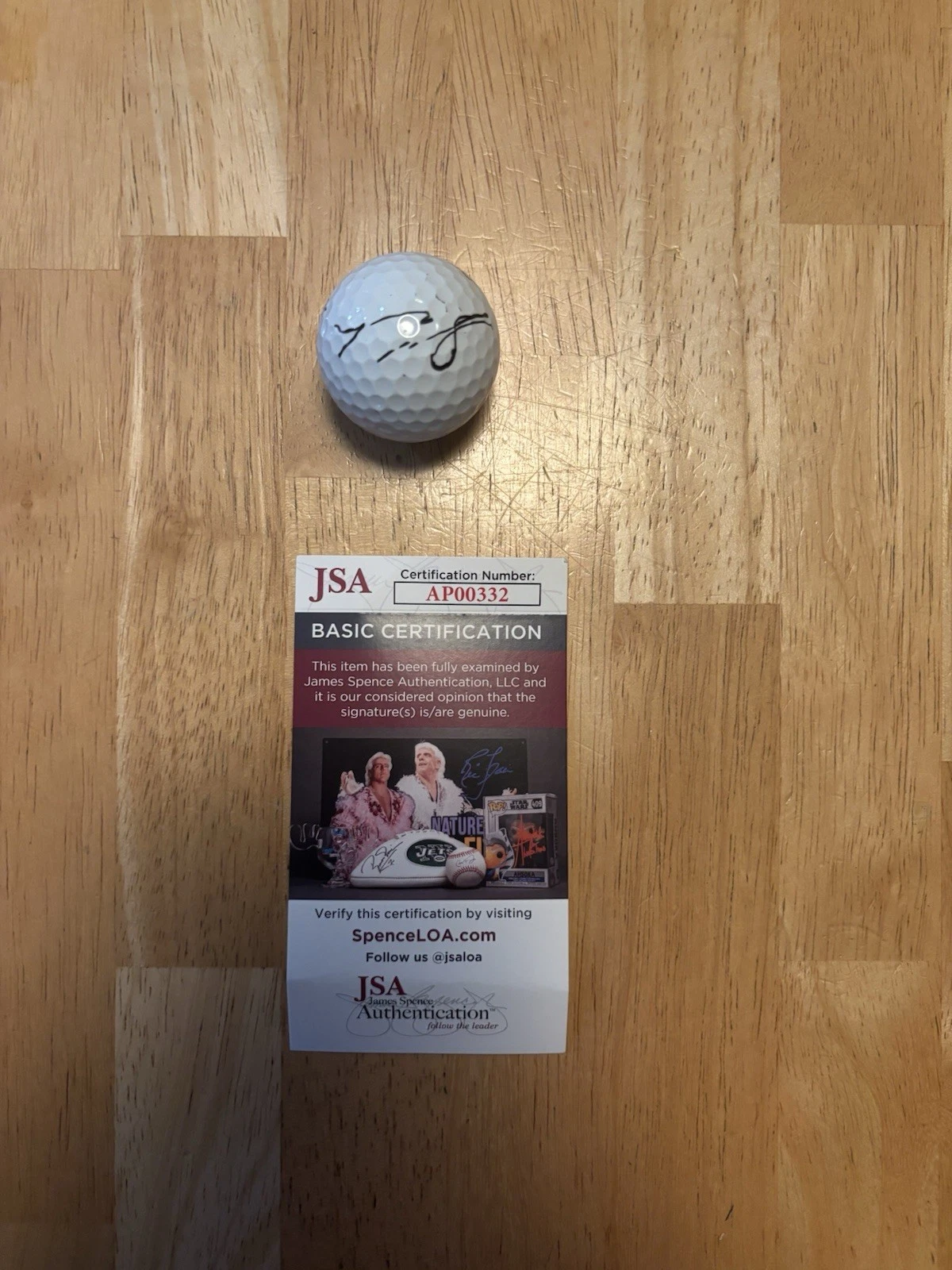Kevin Na PGA Signed Autographed Titleist Golf Ball JSA Authenticated