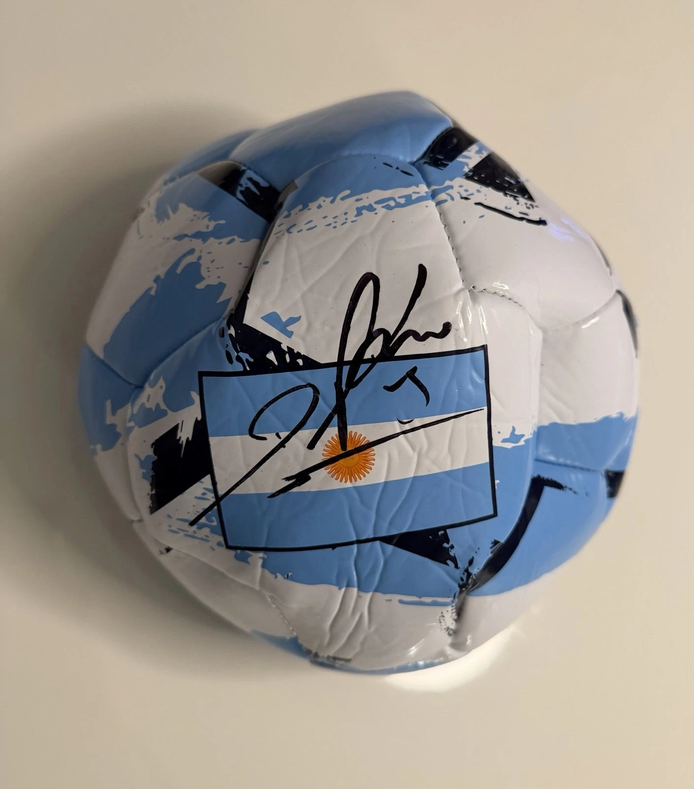 Leandro Paredes Autographed Argentina Soccer Ball JSA COA