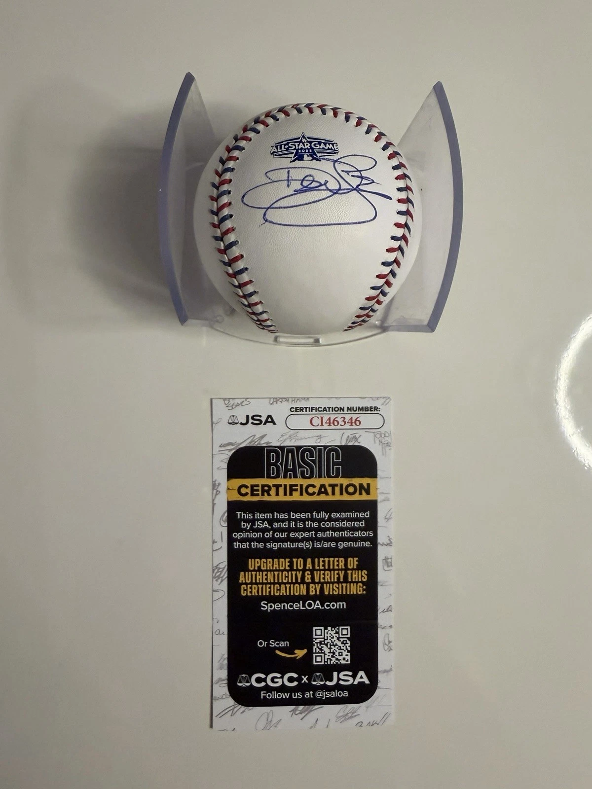 Devin Williams New York Yankees Autographed 2022 All Star Game Baseball JSA COA