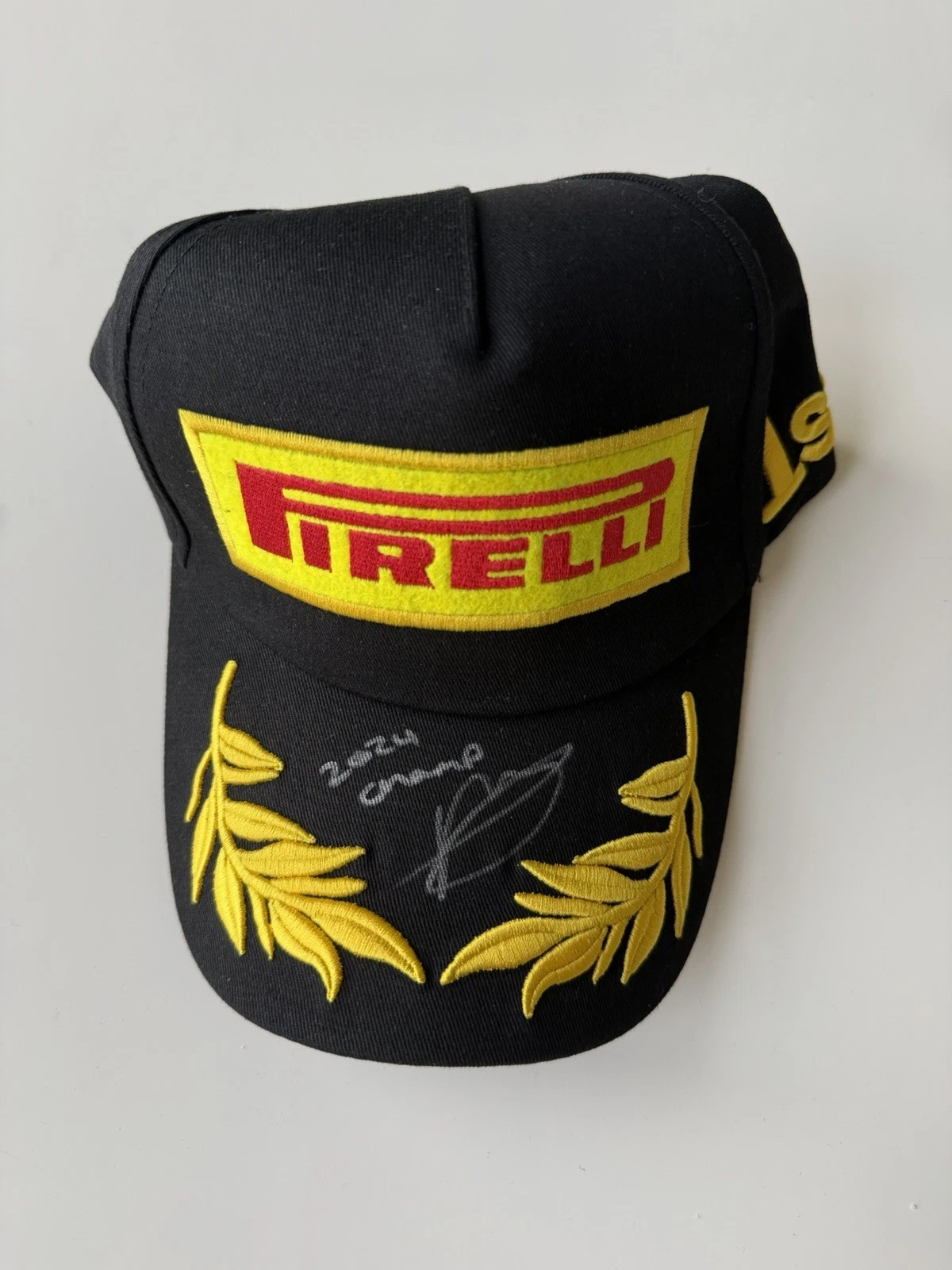 Abbi Pulling Autographed Pirelli Hat F1 Academy Inscribed 2024 Champ JSA COA