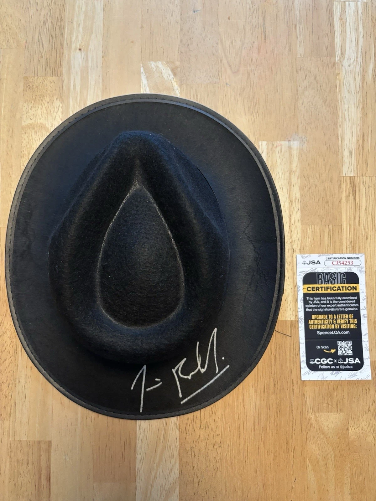 JIM JAMES BELUSHI SIGNED AUTOGRAPHED BLUES BROTHERS FEDORA HAT JSA COA RARE! COLLECTIBLE MEMORABILIA