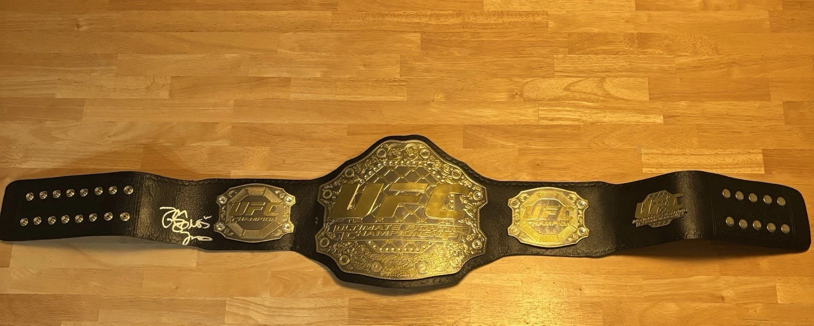 Jon Jones UFC Fighter Autographed Championship Belt Bones JSA COA