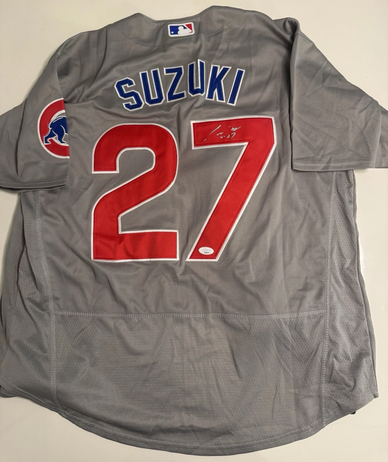 Seiya Suzuki Signed  Autographed Chicago Cubs Jersey . JSA Coa