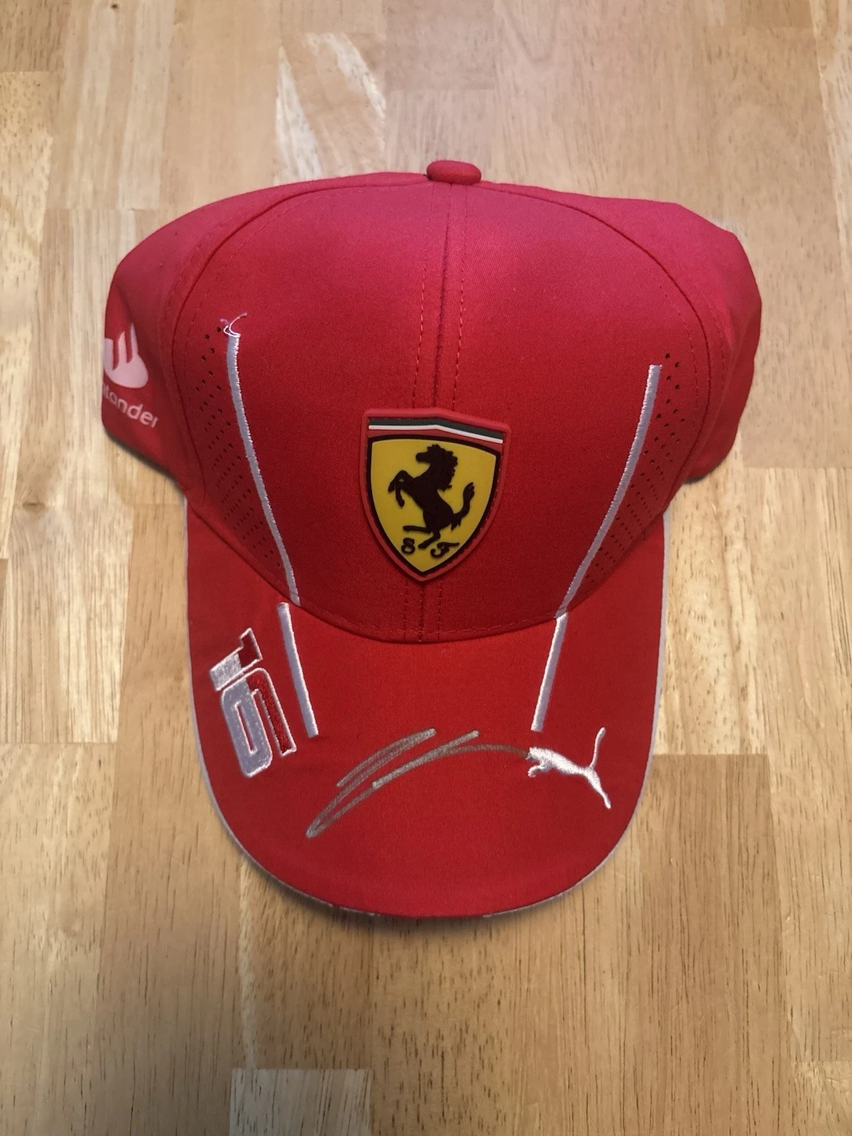 Charles Leclerc Ferrari Autographed F1 Formula Authentic Hat Star Beckett BAS