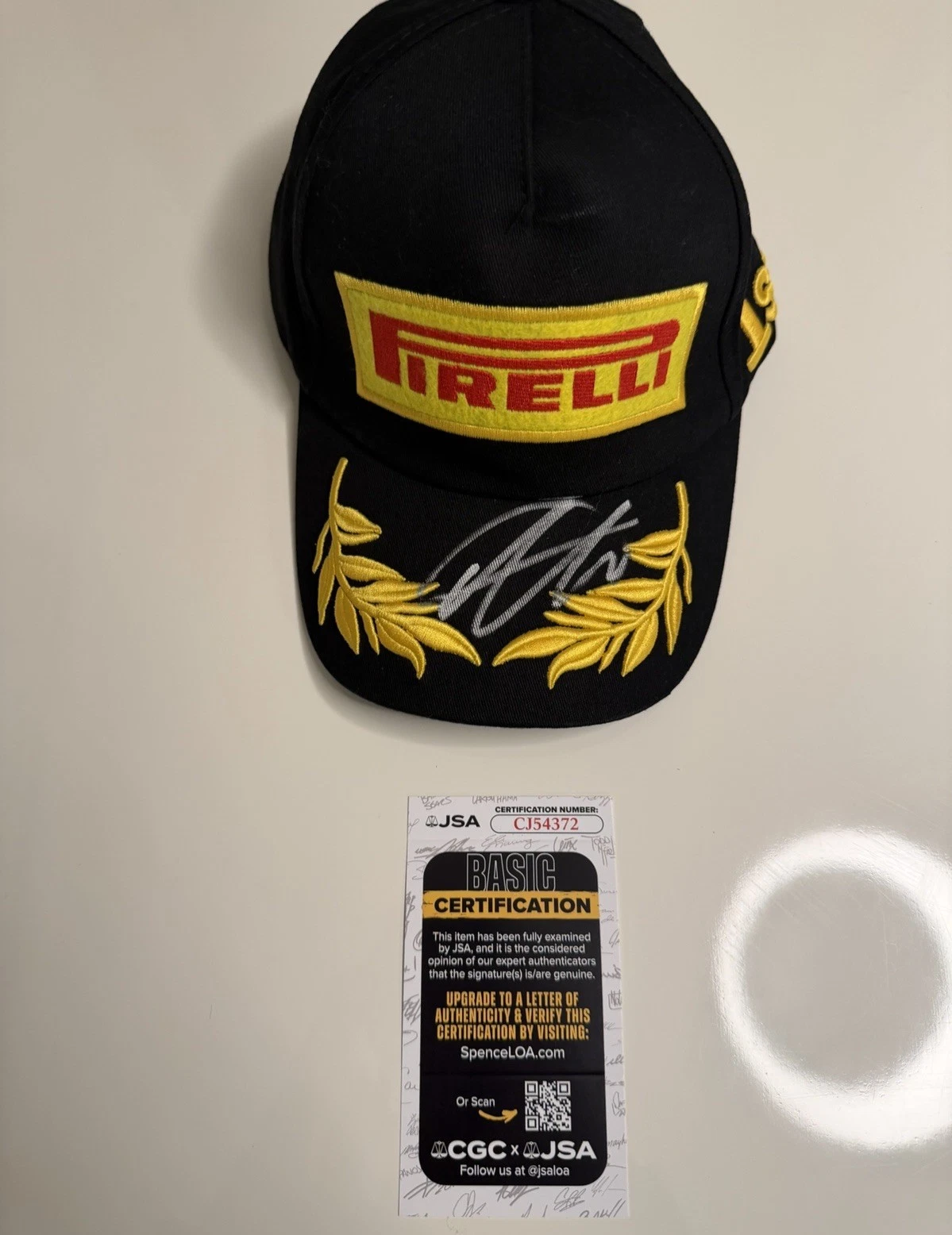Alex Albon Autographed Pirelli Podium F1 Hat Williams Racing JSA COA