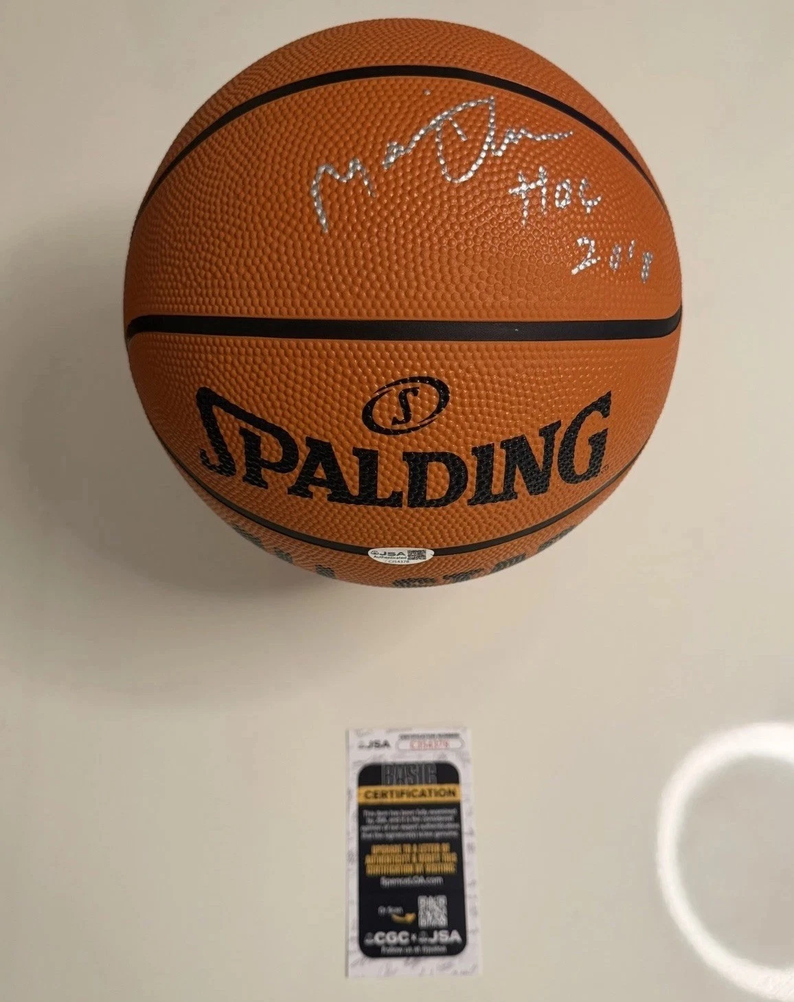 Maurice Cheeks 76ers Autographed All Star Basketball “HOF 2018” JSA COA