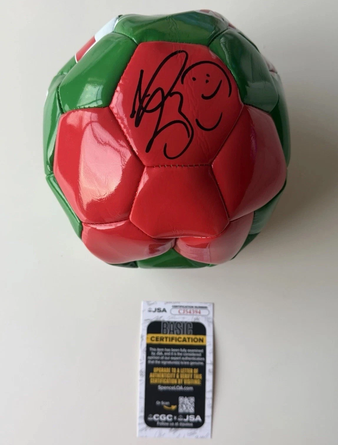 Marco Materazzi Autographed Italy Soccer Ball 2006 World Cup JSA COA